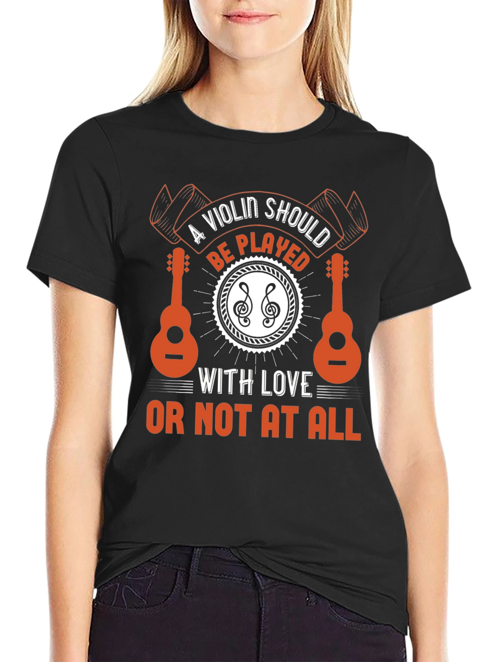 Violin Love T-Shirt - Music Lover Tee
