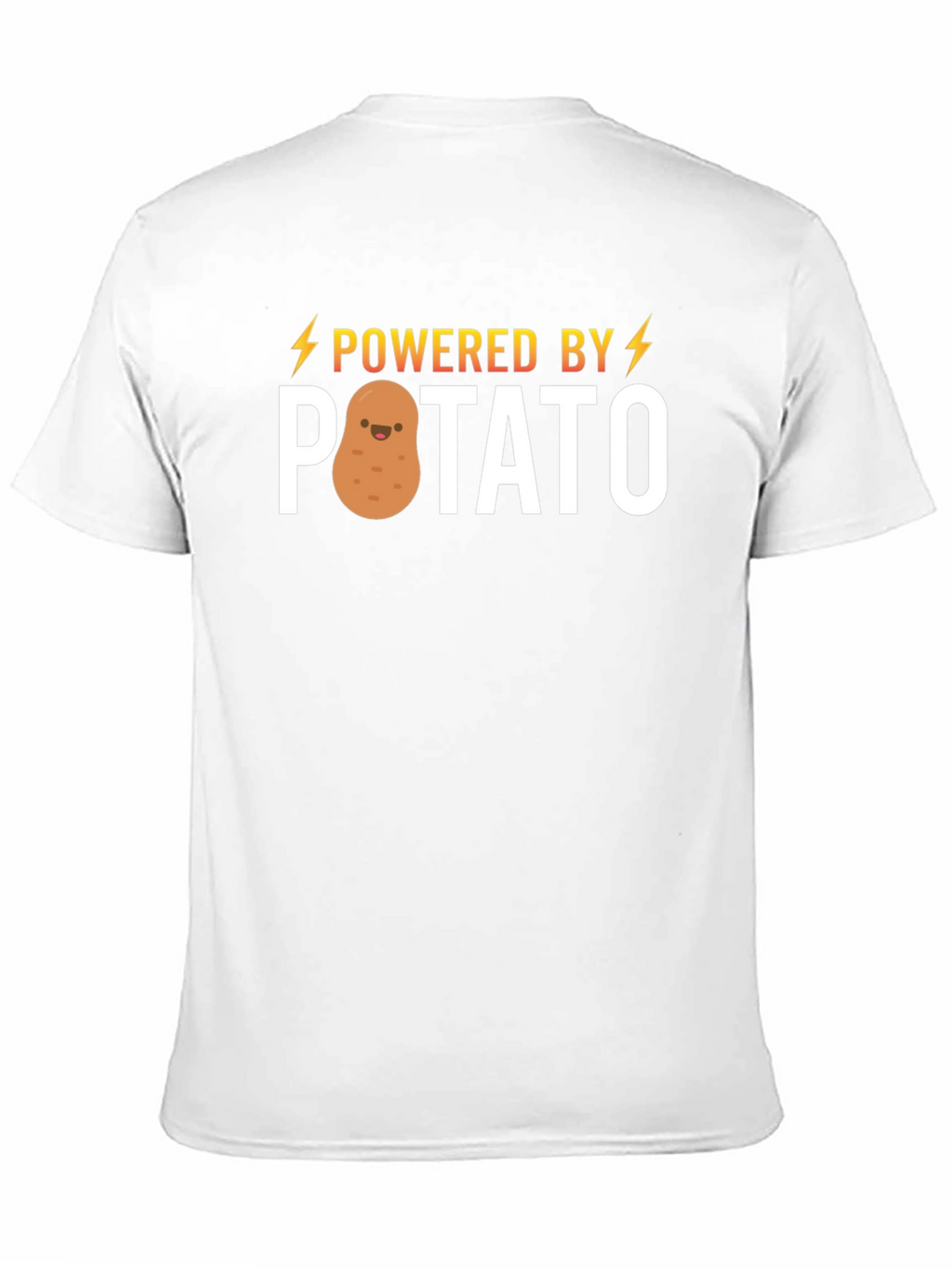 Powered by Potato T-Shirt - Funny Cute Graphic Tee