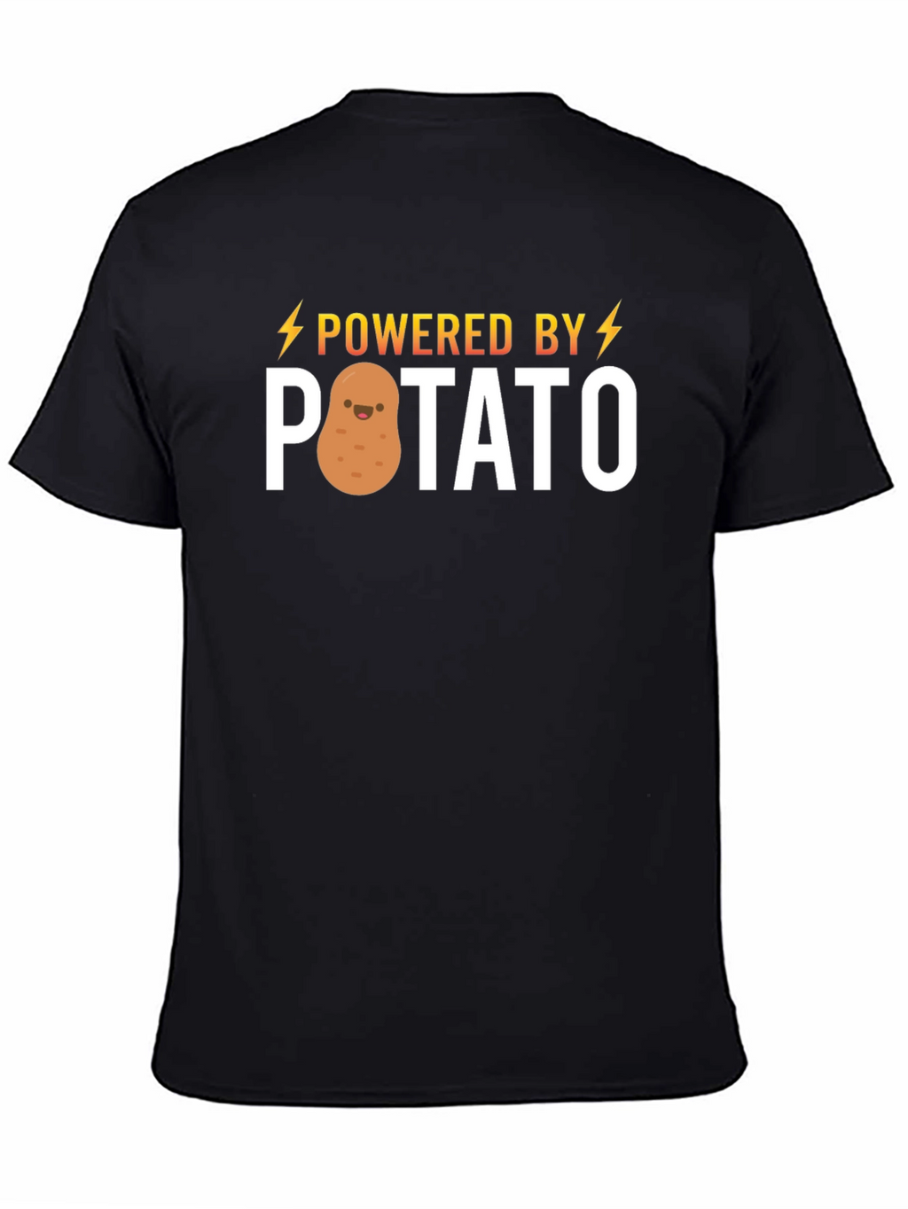 Powered by Potato T-Shirt - Funny Cute Graphic Tee