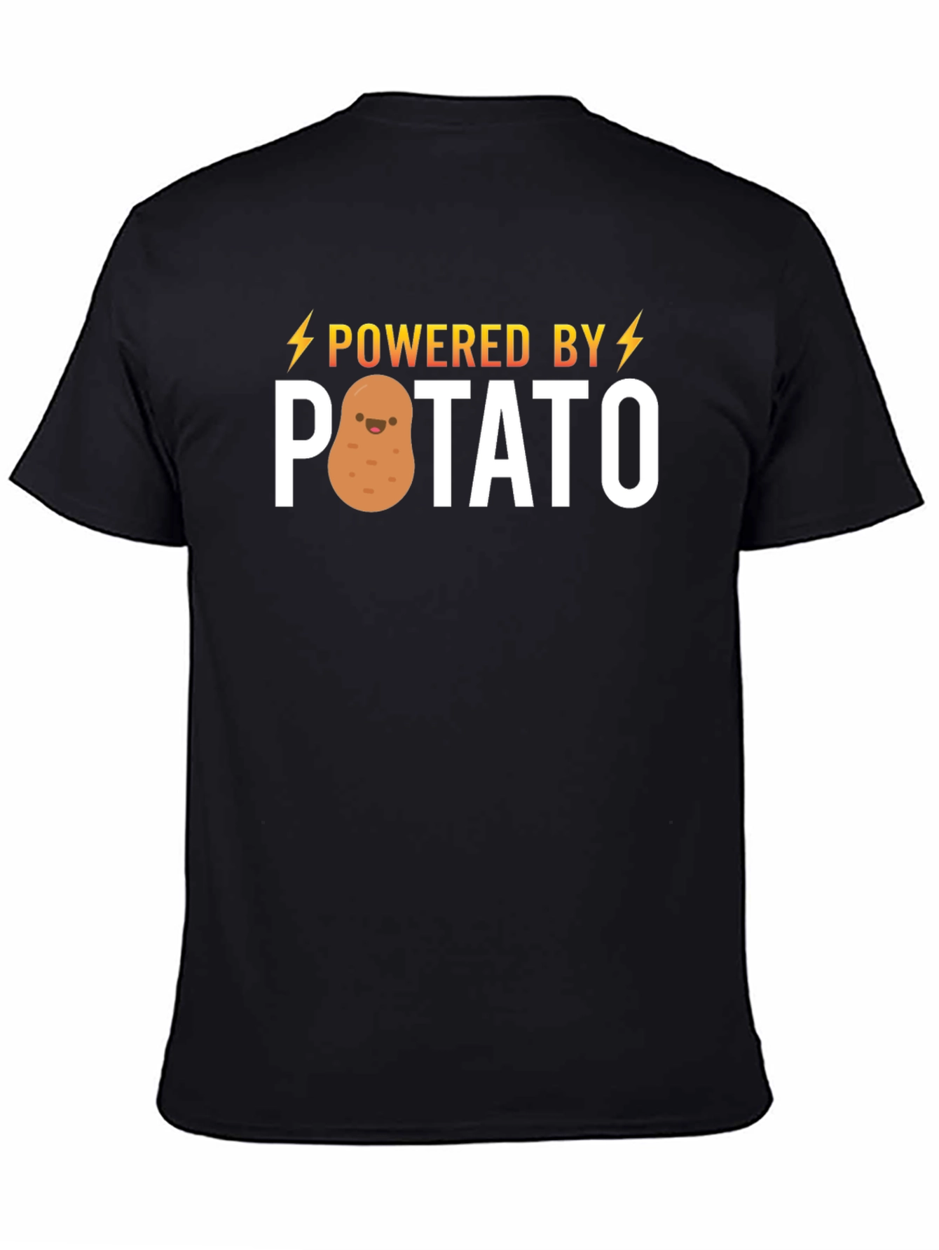 Powered by Potato T-Shirt - Funny Cute Graphic Tee