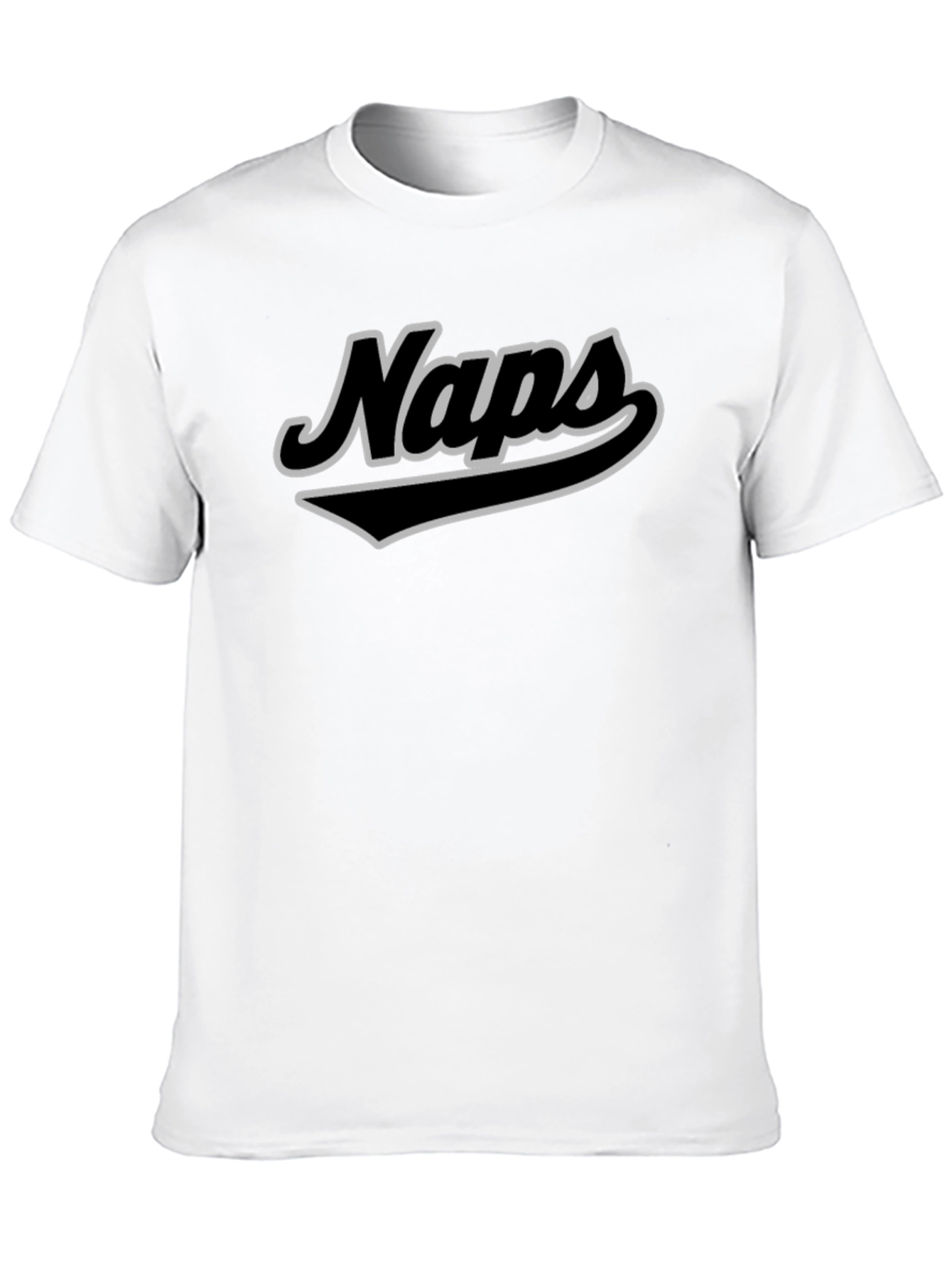 Naps T-Shirt - Black Cotton Tee