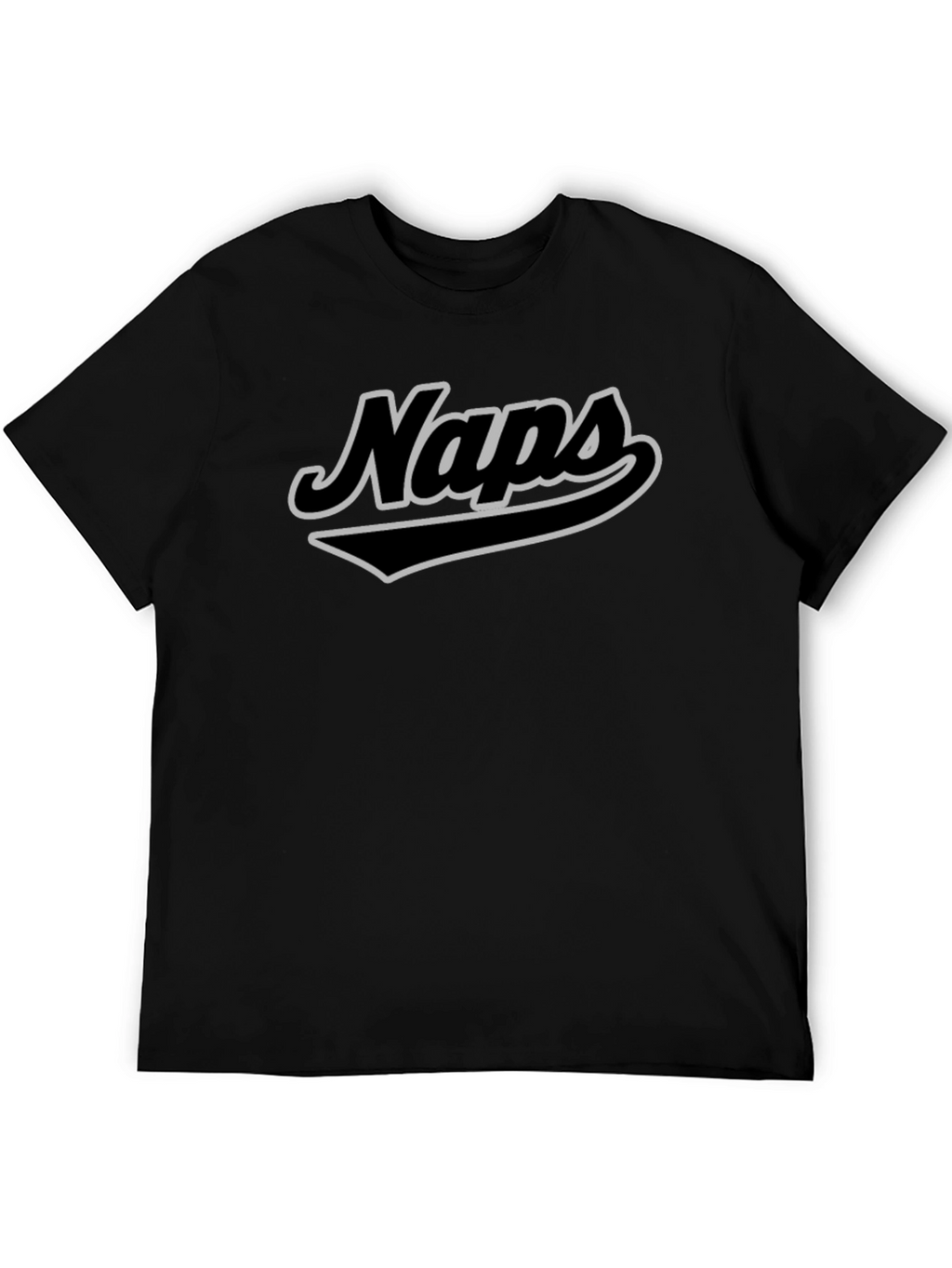 Naps T-Shirt - Black Cotton Tee
