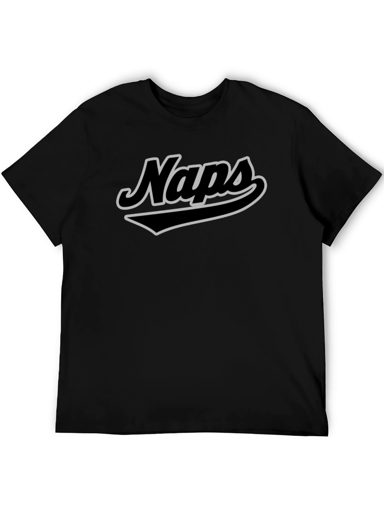 Naps T-Shirt - Black Cotton Tee