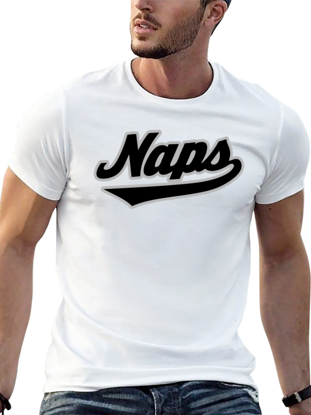 Naps T-Shirt - Black Cotton Tee