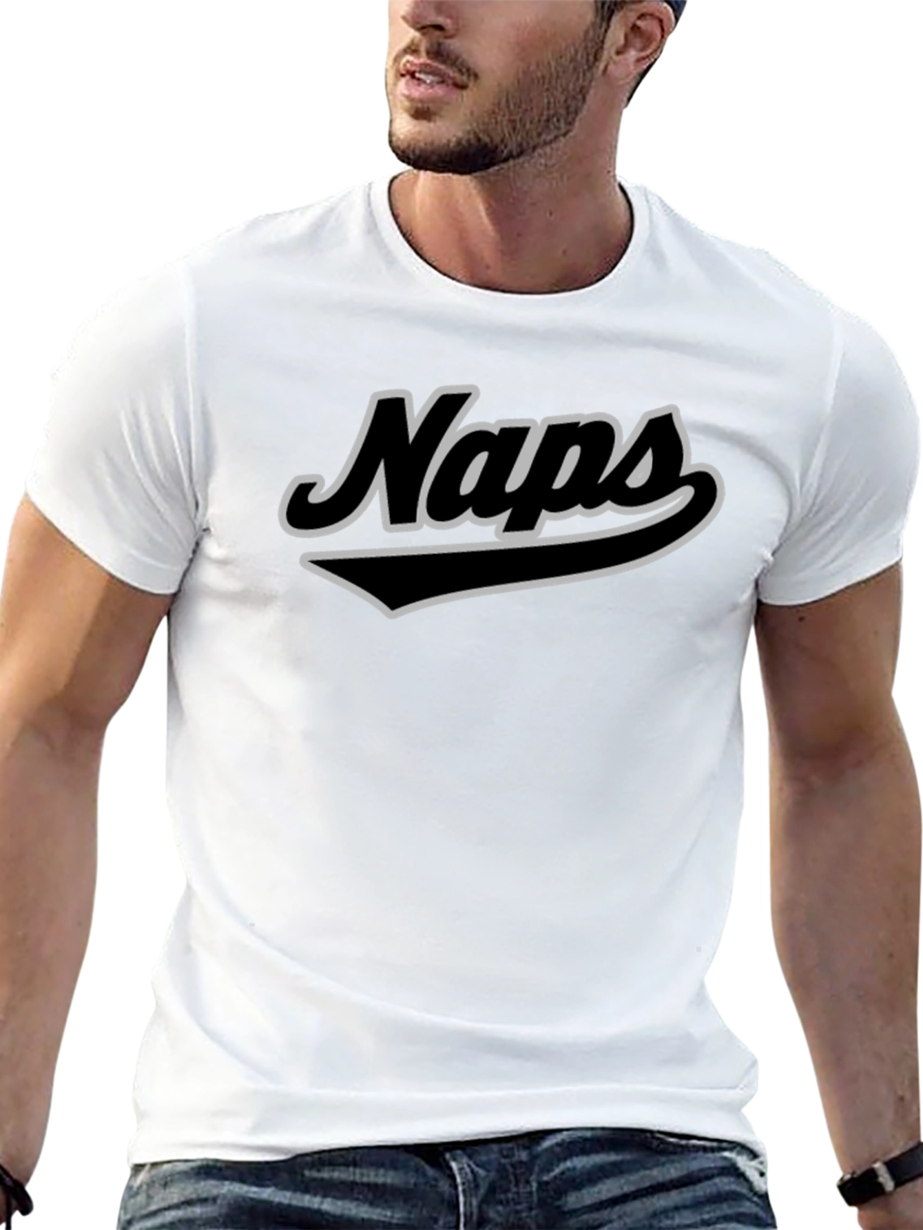 Naps T-Shirt - Black Cotton Tee