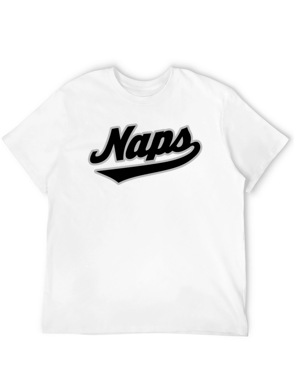 Naps T-Shirt - Black Cotton Tee