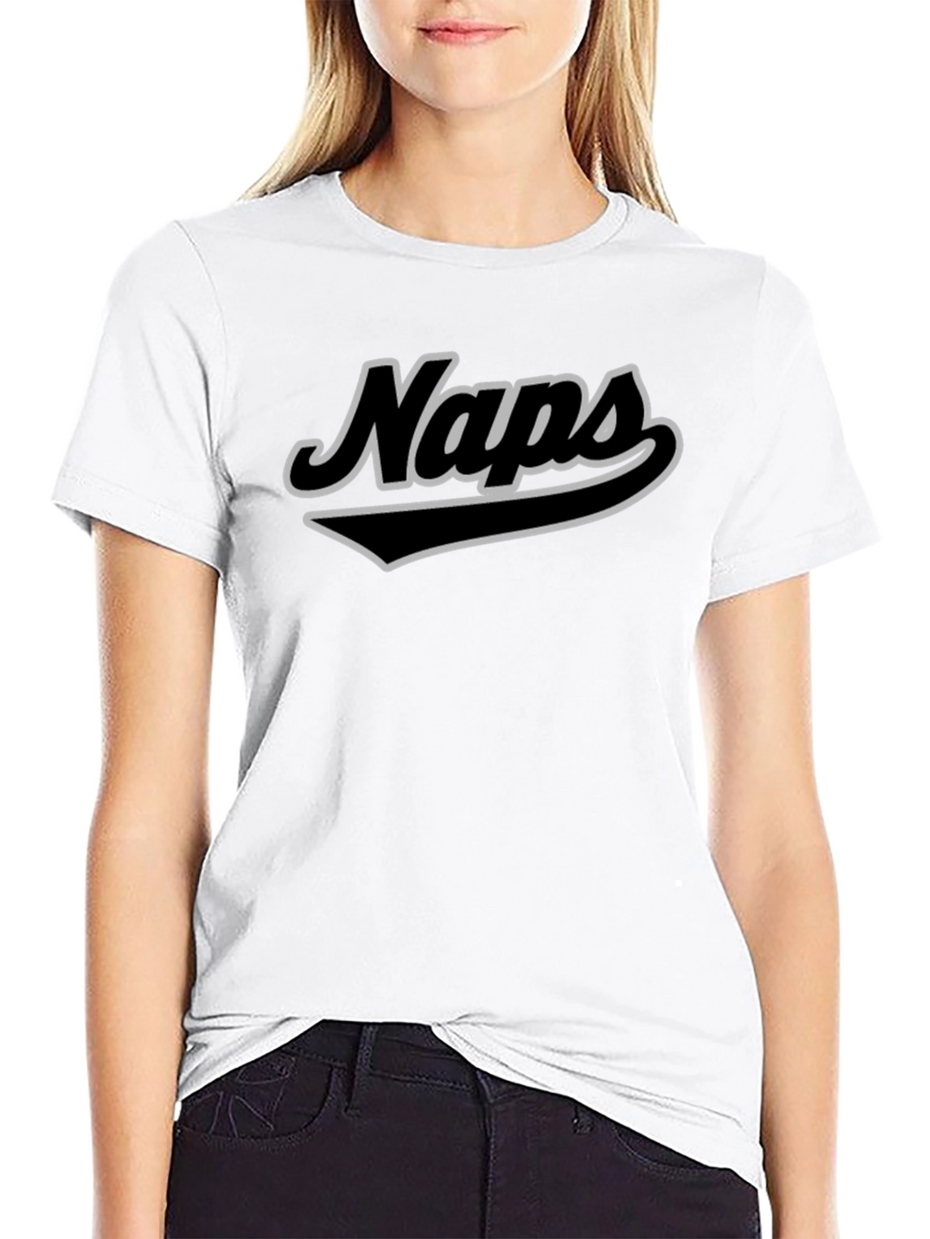 Naps T-Shirt - Black Cotton Tee
