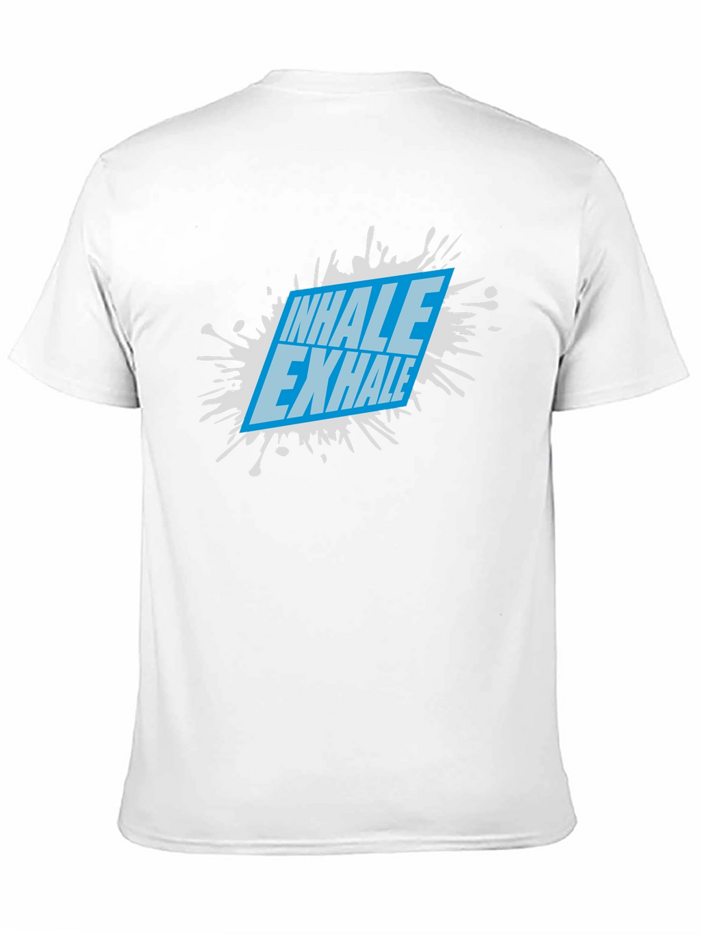 Inhale Exhale Graphic Tee - Black