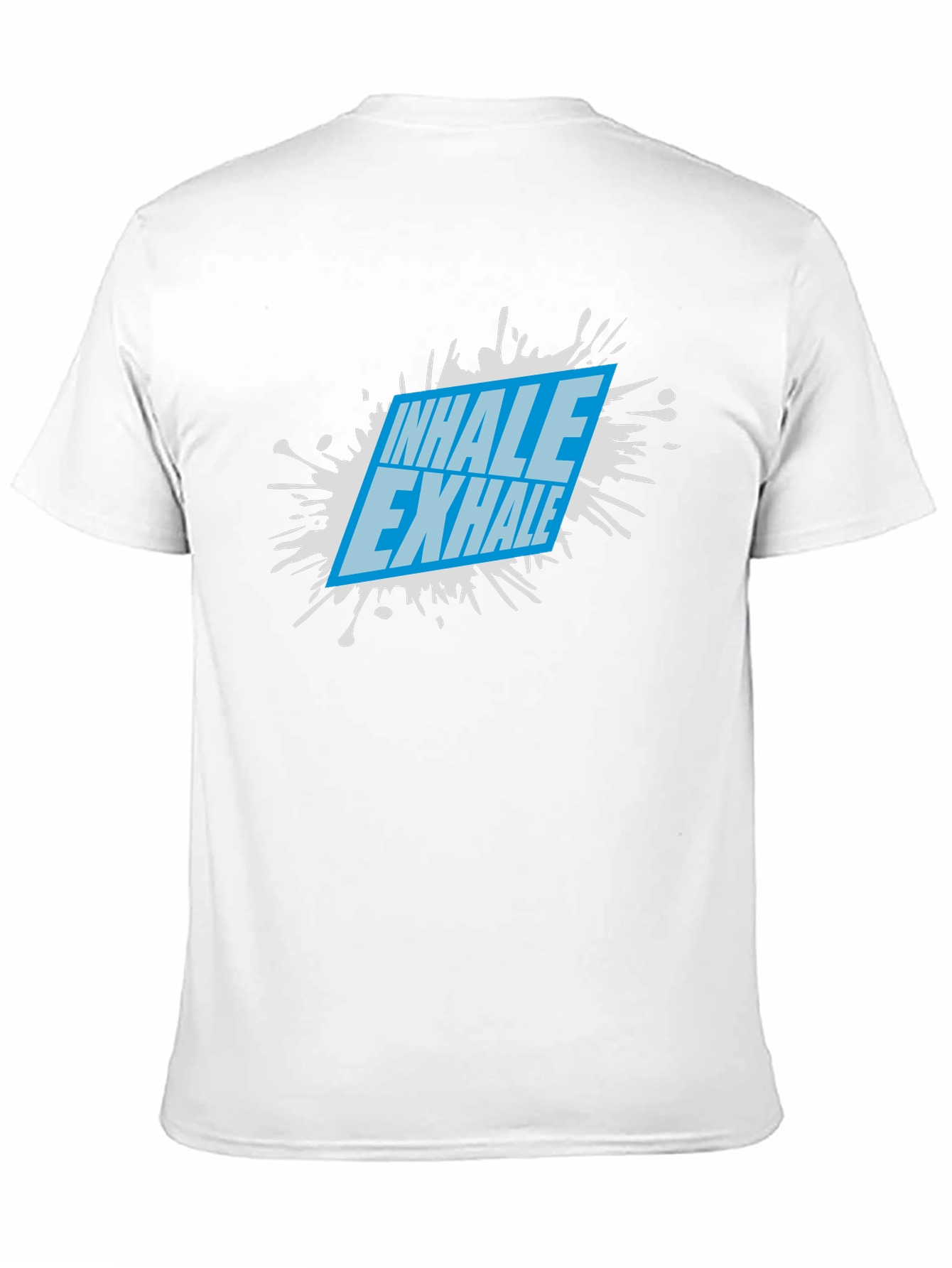 Inhale Exhale Graphic Tee - Black