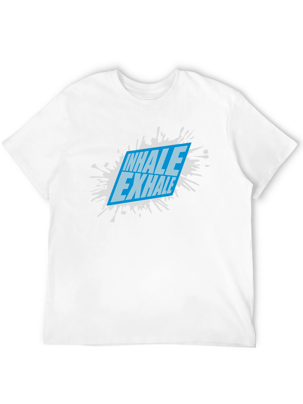 Inhale Exhale Graphic Tee - Black