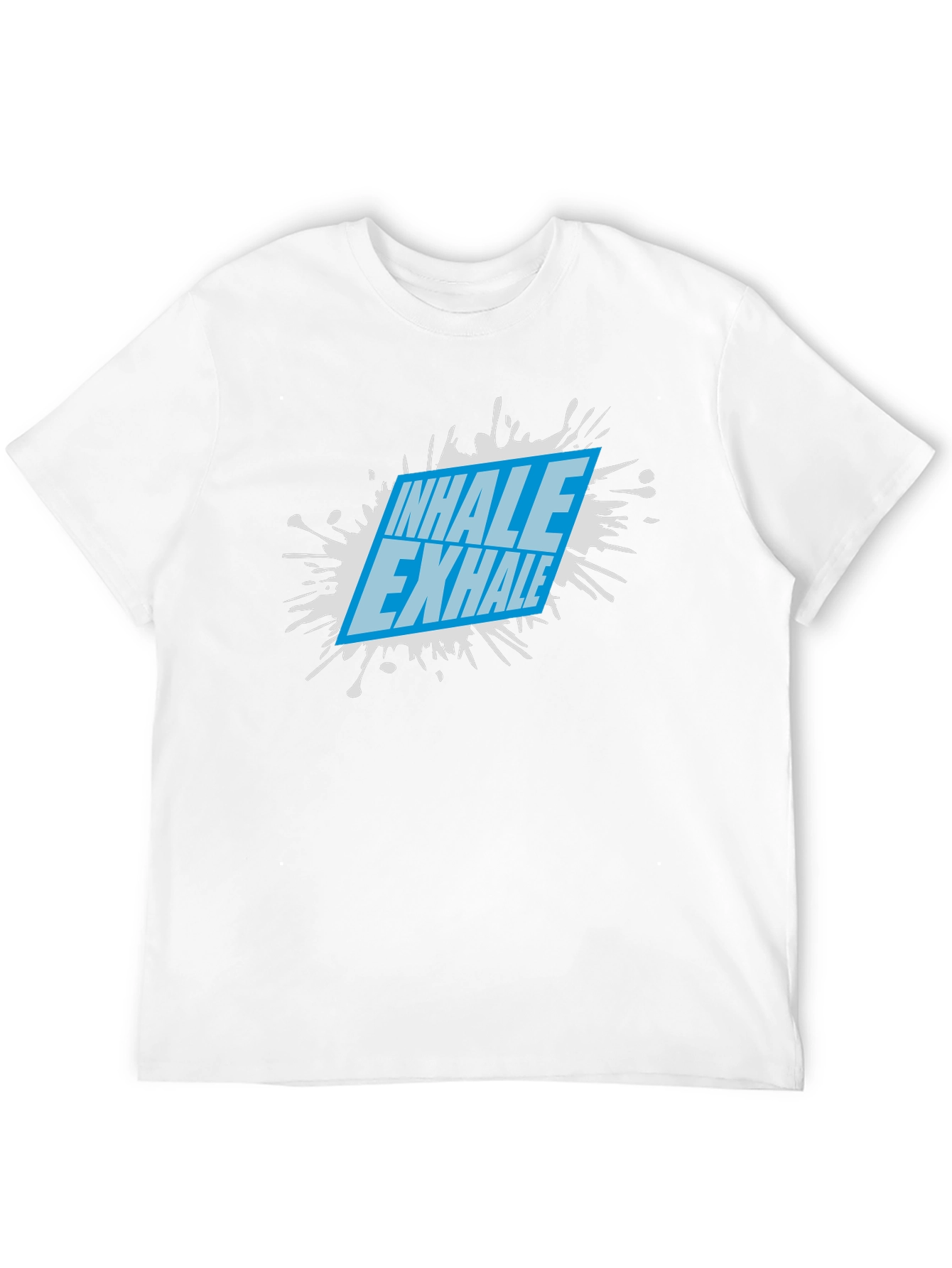 Inhale Exhale Graphic Tee - Black