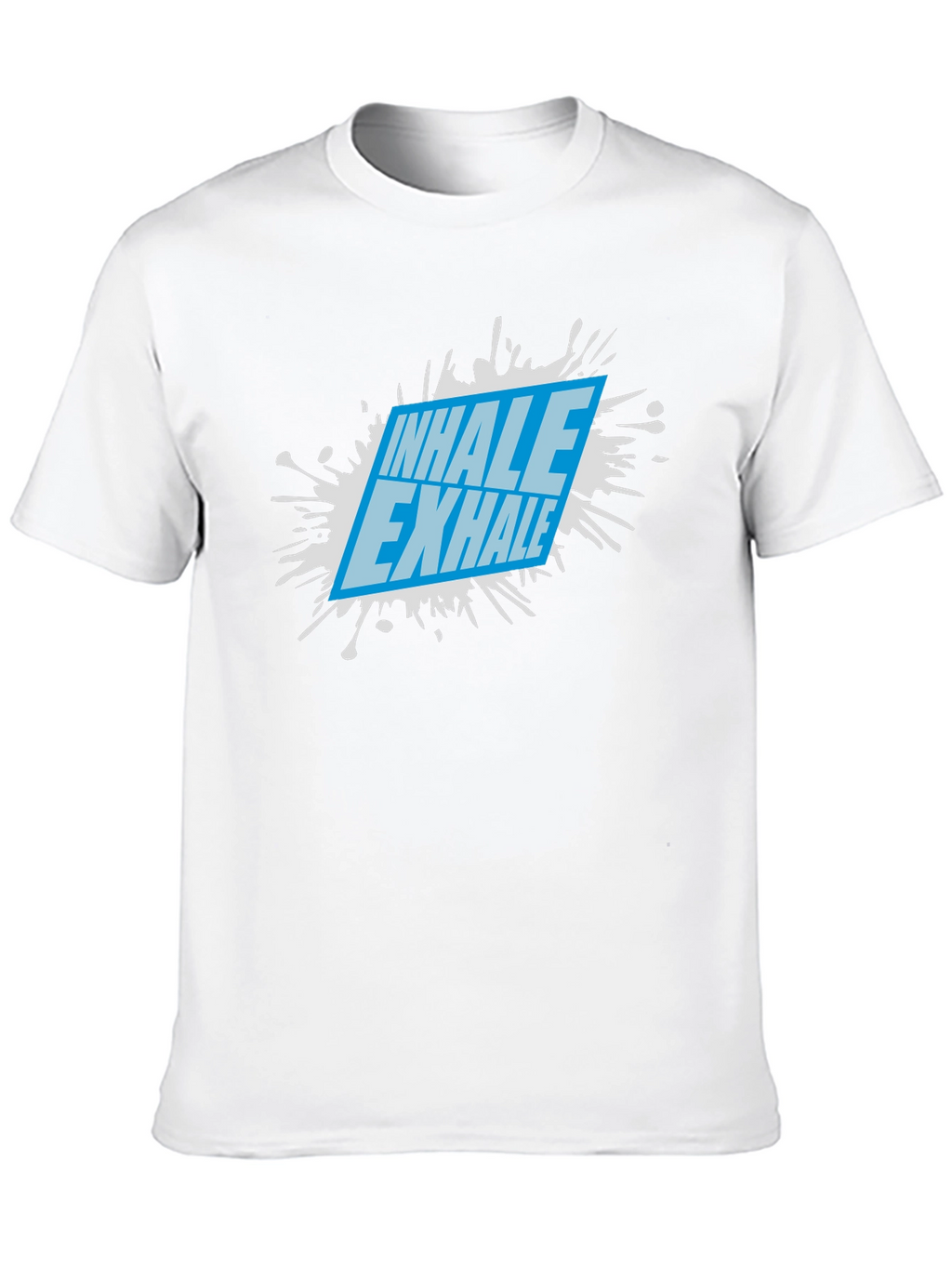 Inhale Exhale Graphic Tee - Black