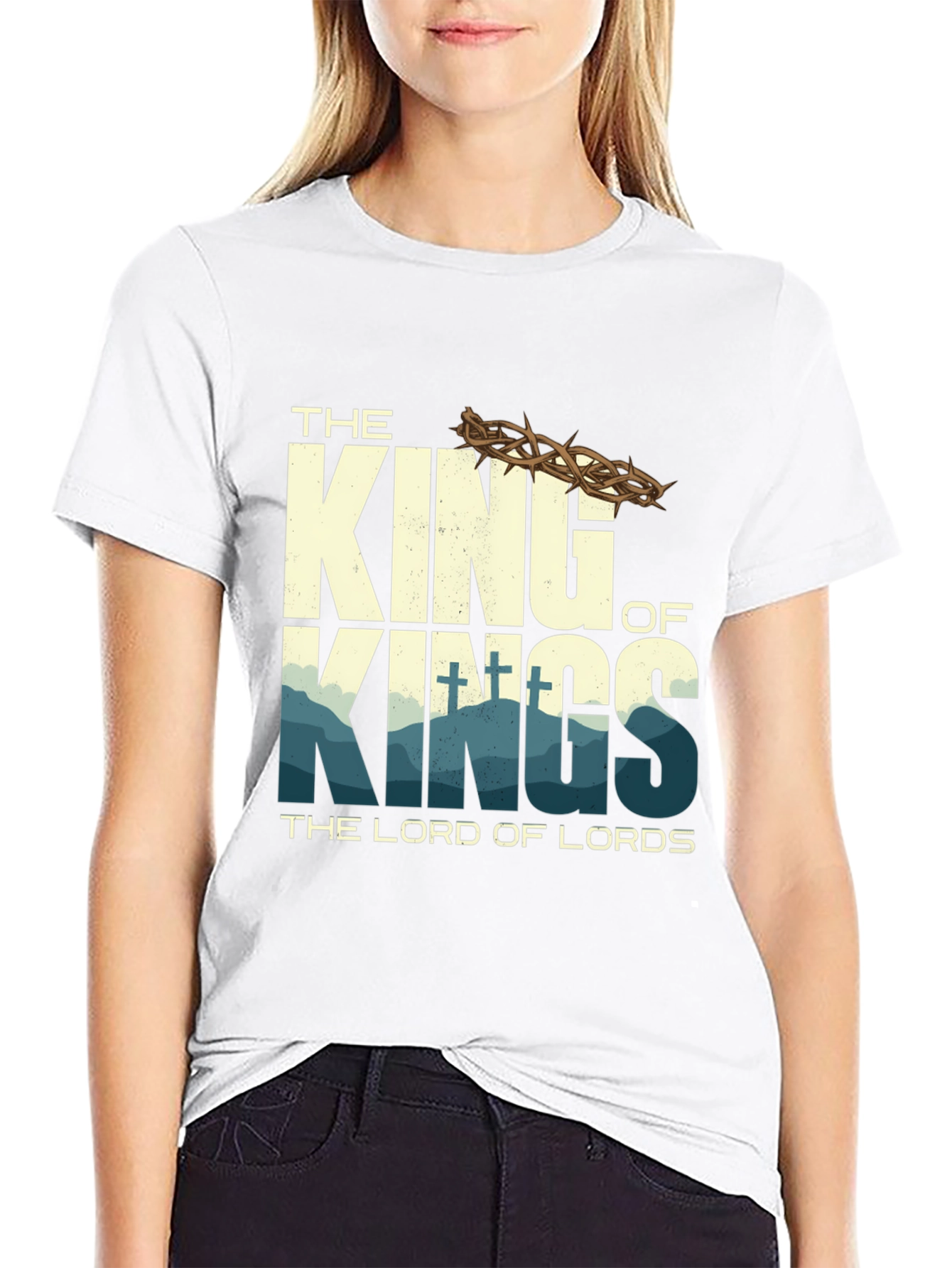 King of Kings Graphic T-Shirt - Religious Apparel