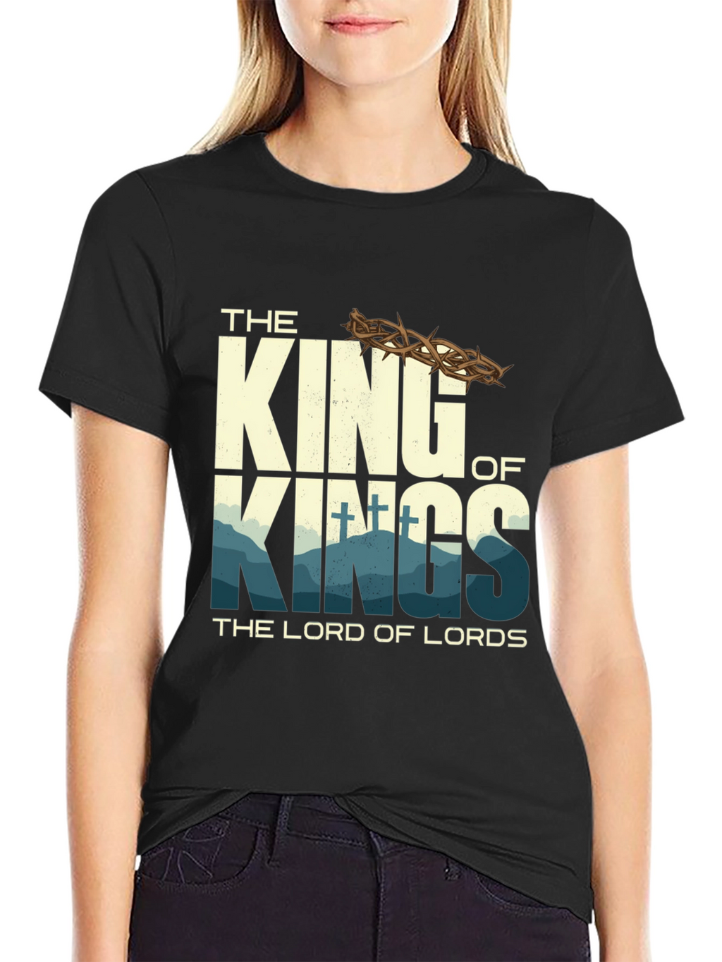 King of Kings Graphic T-Shirt - Religious Apparel