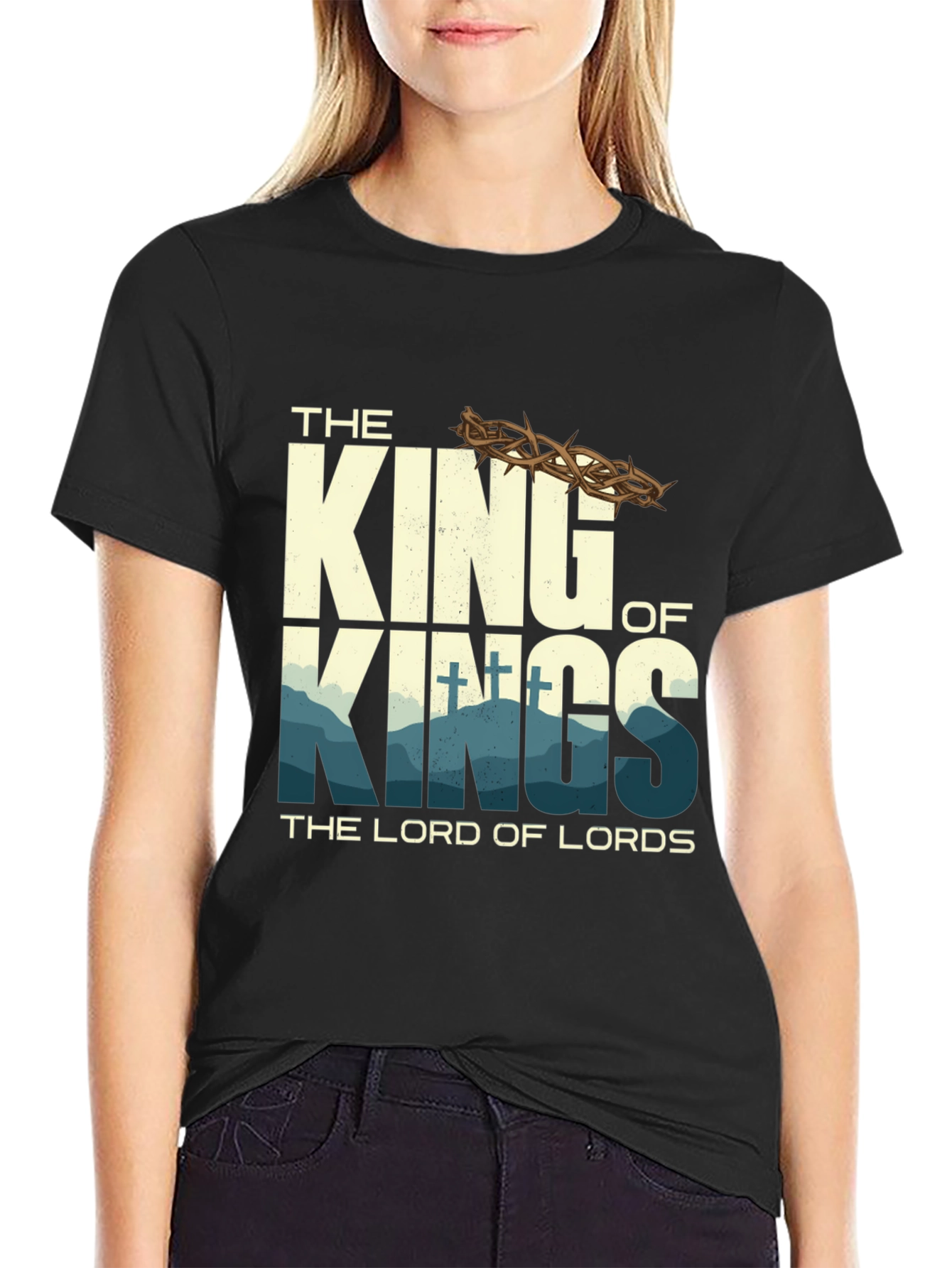 King of Kings Graphic T-Shirt - Religious Apparel
