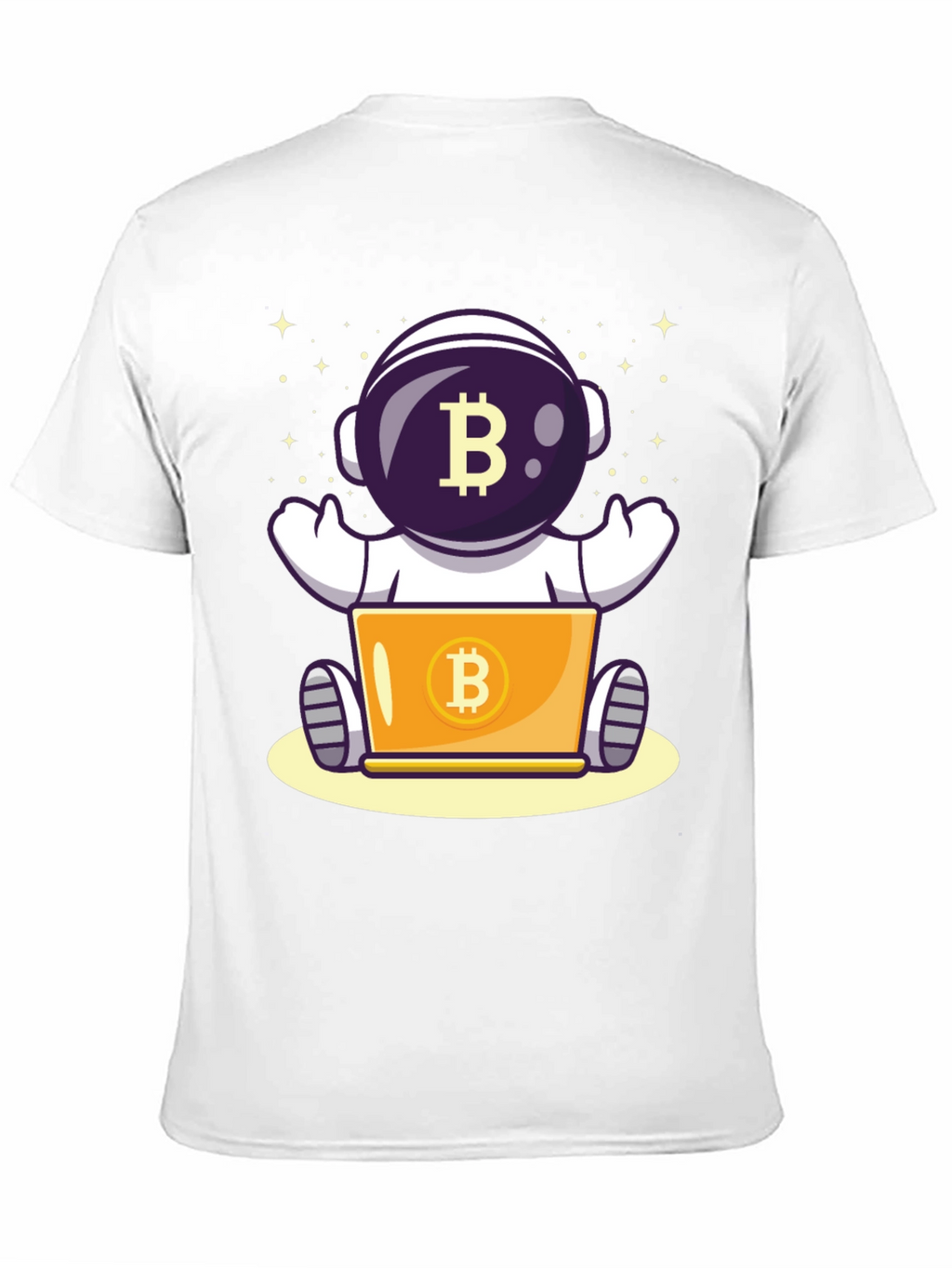Bitcoin Astronaut T-Shirt - Crypto Space Design