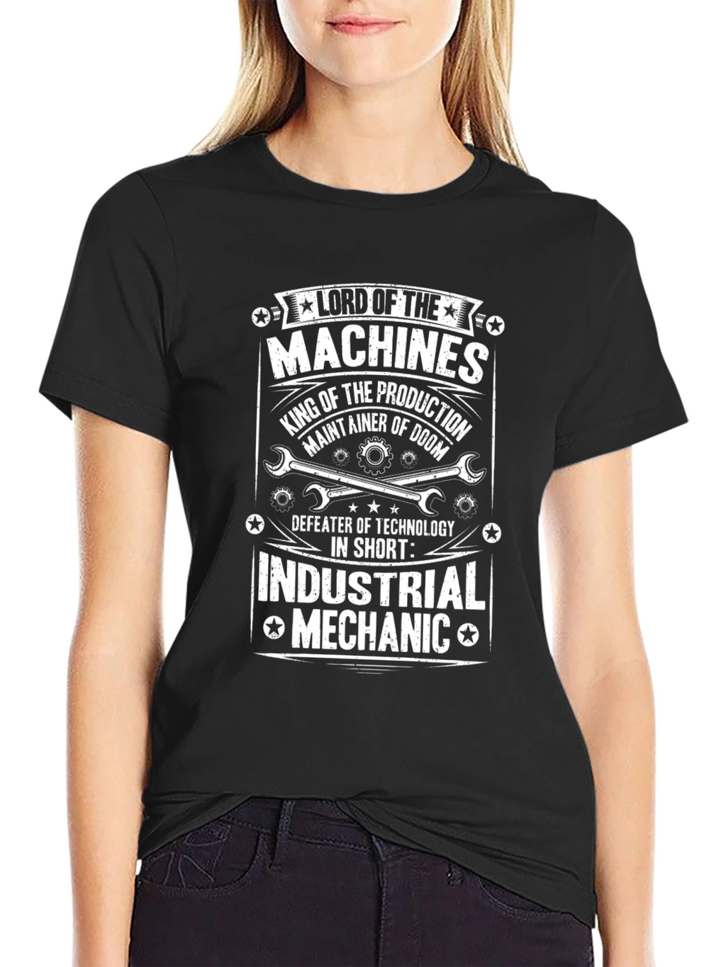 Lord of Machines T-Shirt - Industrial Mechanic Tee