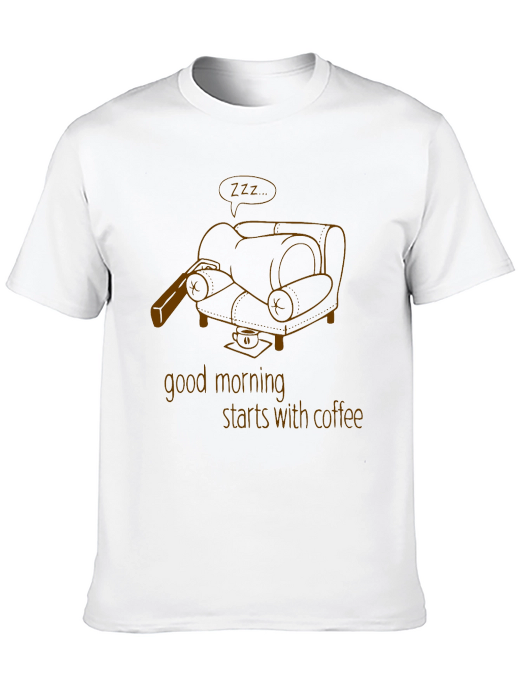 Good Morning Coffee Black Graphic Tee