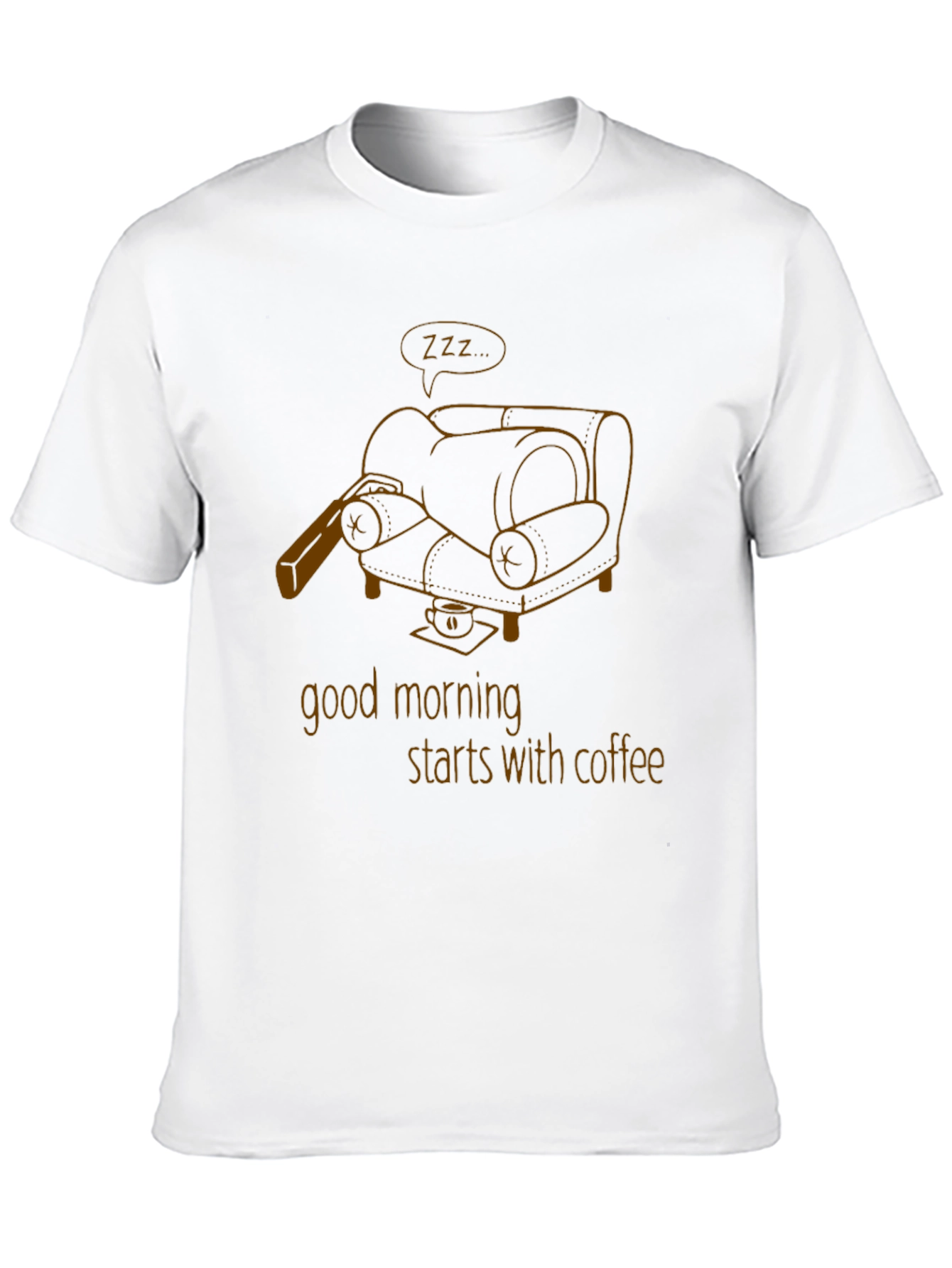 Good Morning Coffee Black Graphic Tee
