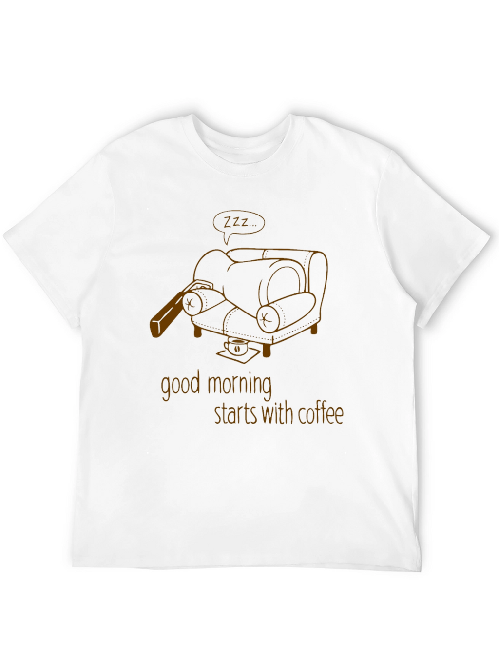 Good Morning Coffee Black Graphic Tee