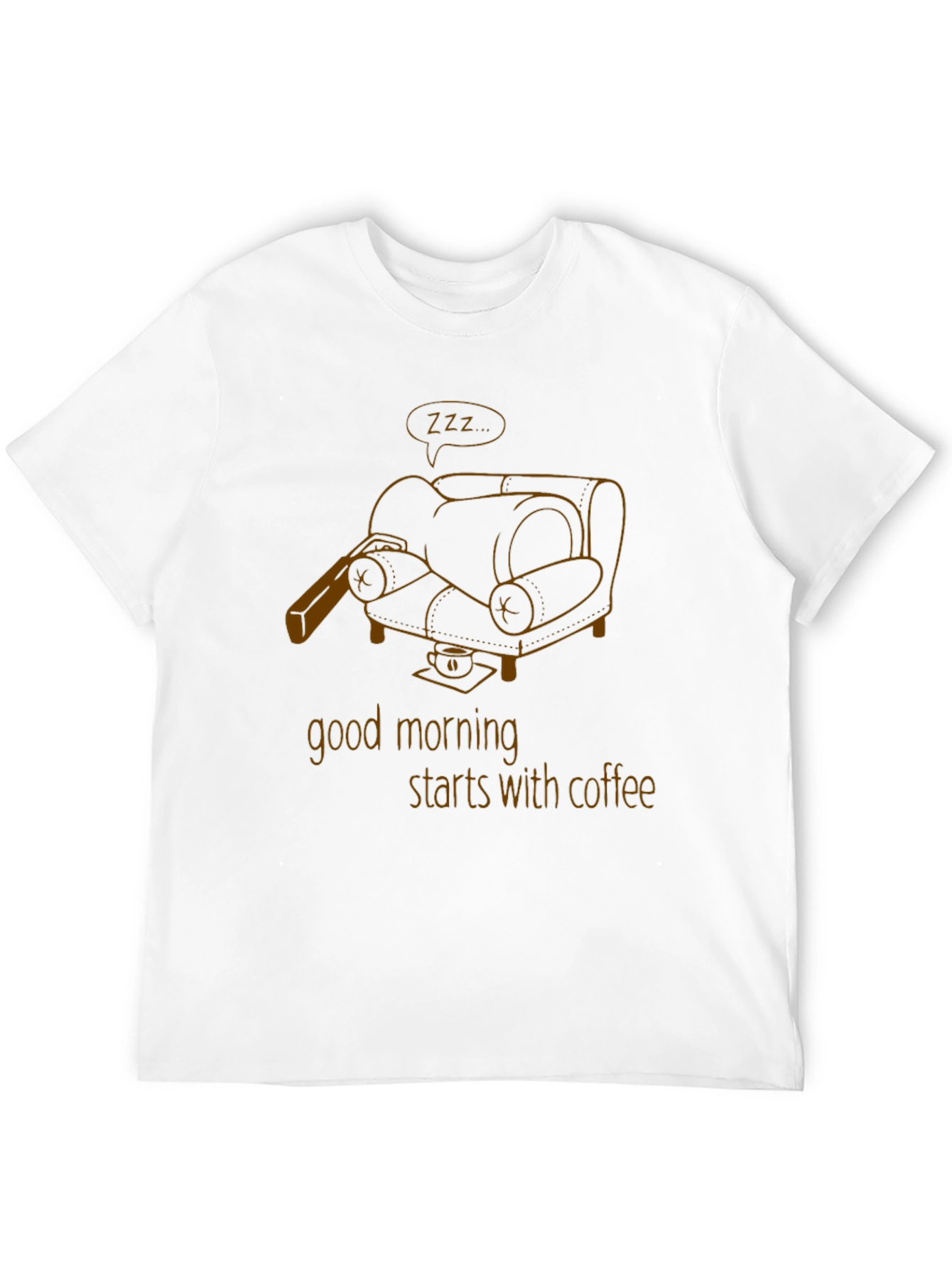 Good Morning Coffee Black Graphic Tee