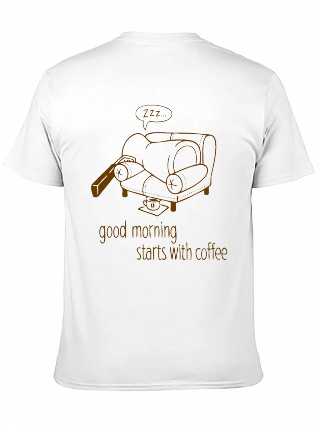 Good Morning Coffee Black Graphic Tee