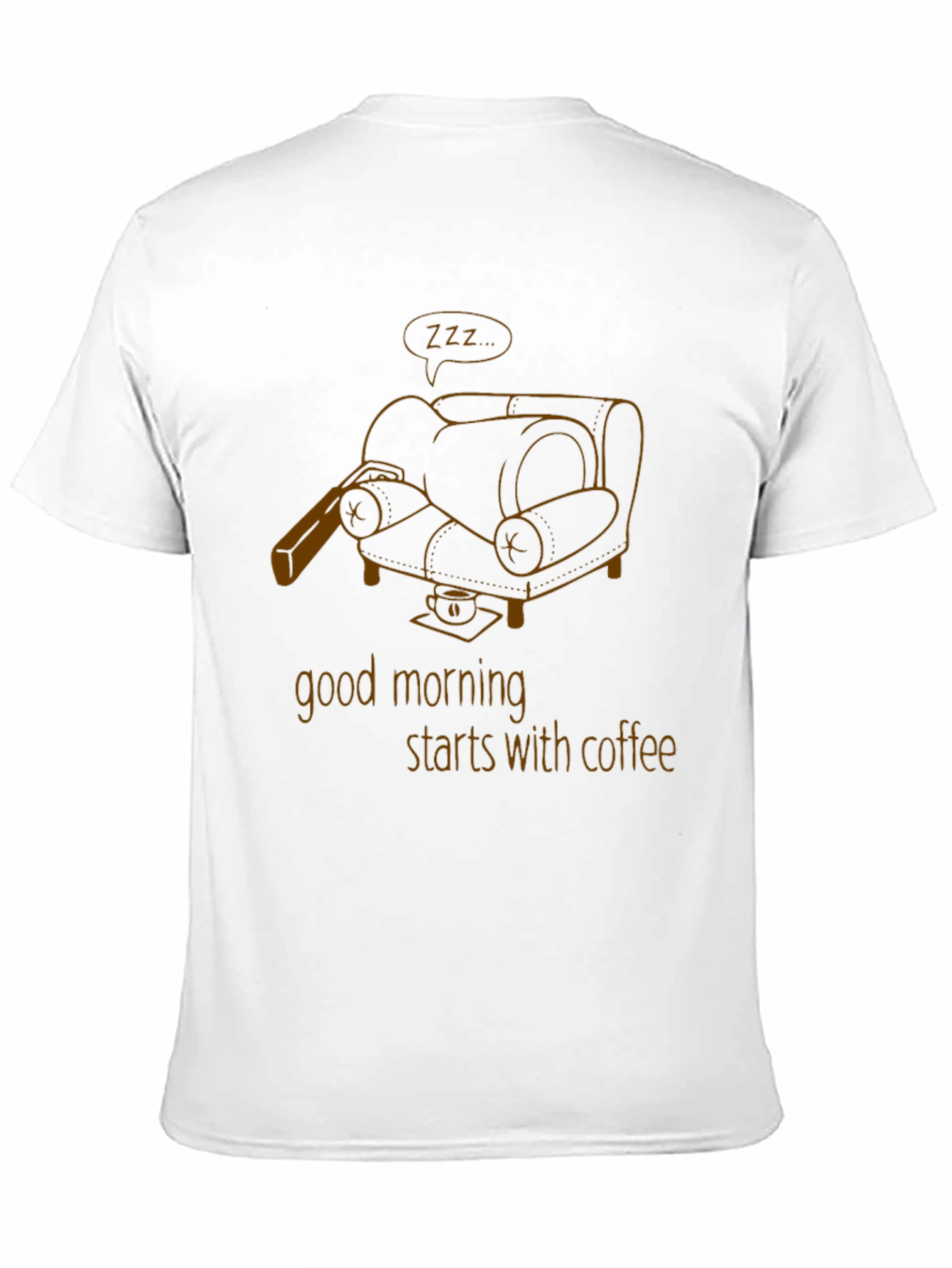Good Morning Coffee Black Graphic Tee