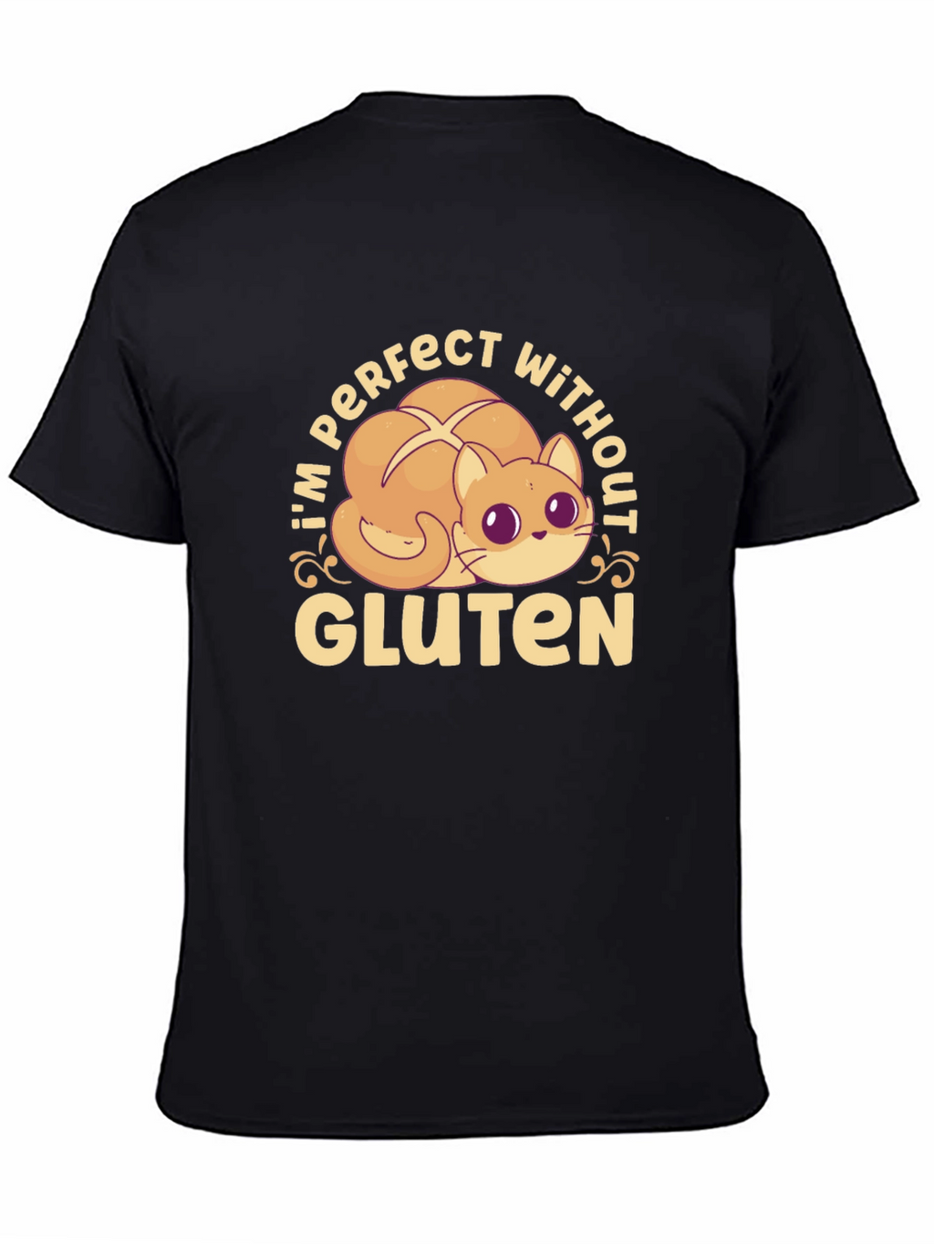 Gluten-Free Kitty Cat T-Shirt - Perfect Without Gluten