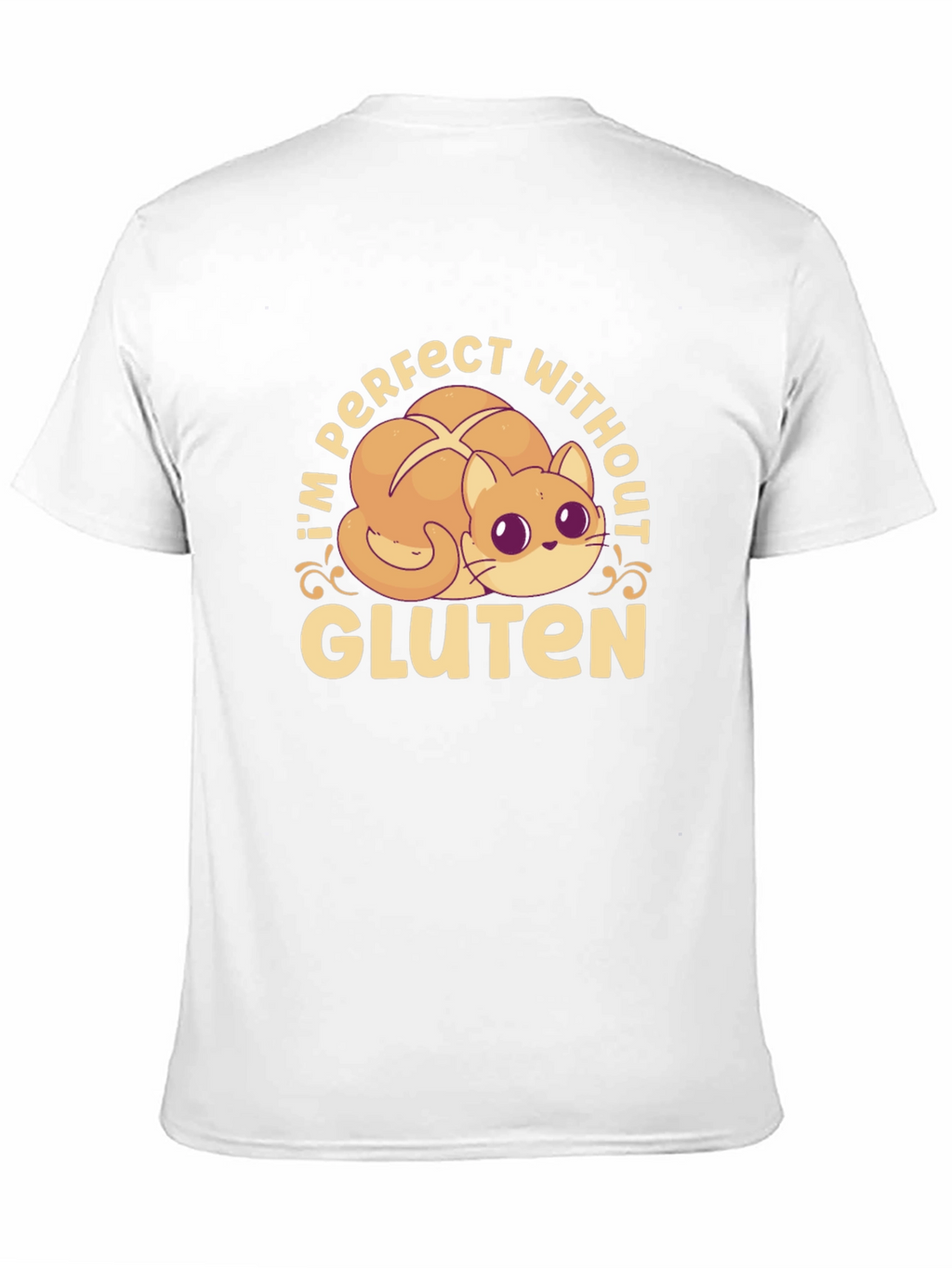 Gluten-Free Kitty Cat T-Shirt - Perfect Without Gluten