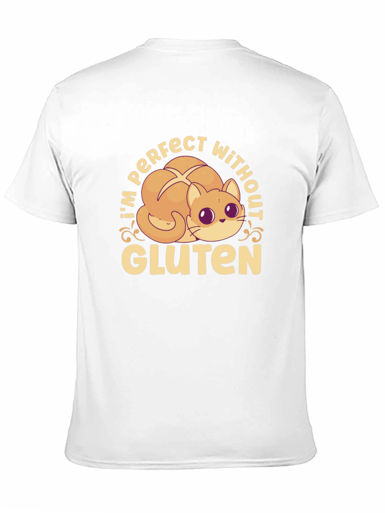 Gluten-Free Kitty Cat T-Shirt - Perfect Without Gluten