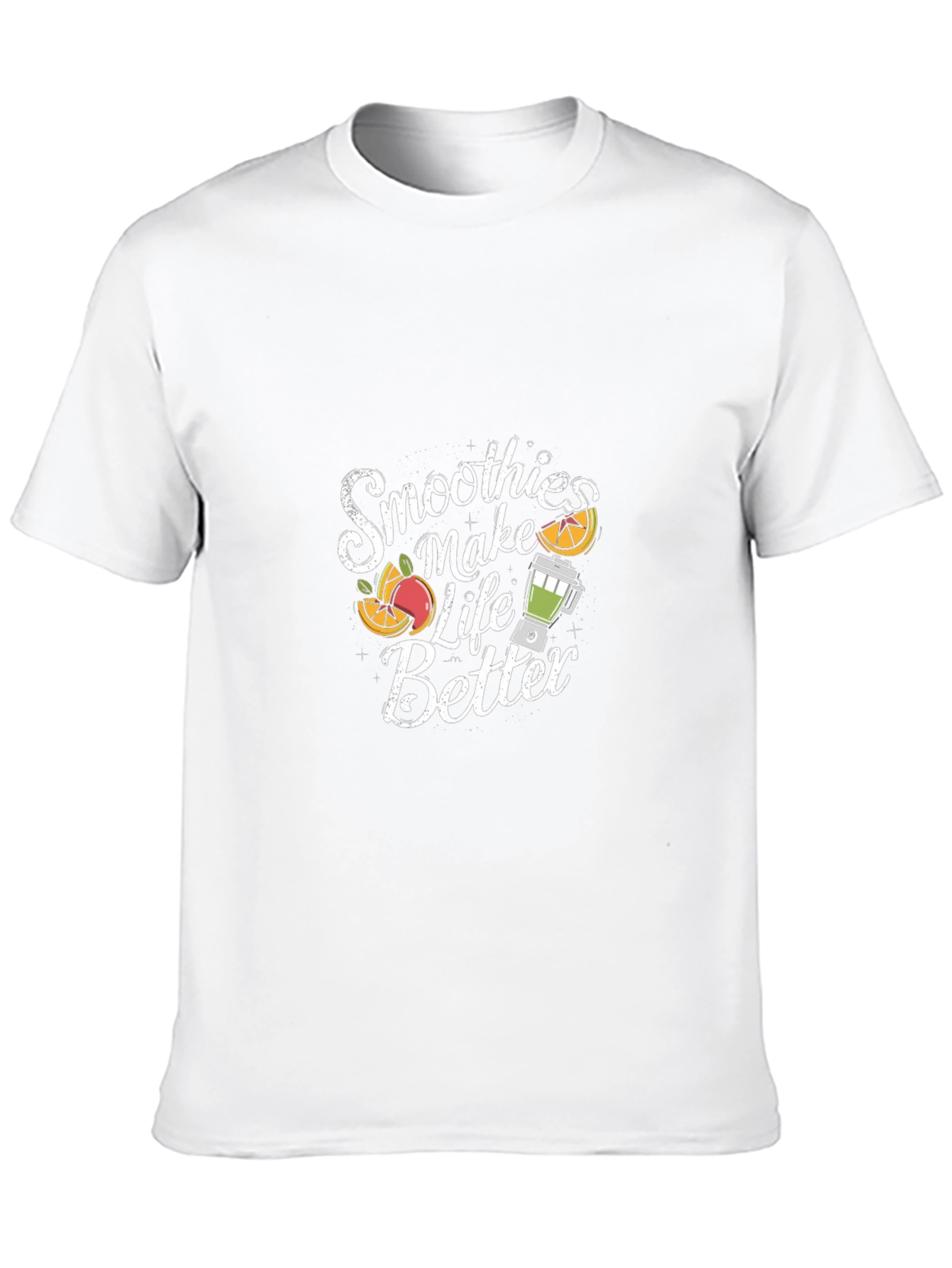 Smoothies Make Life Better Black T-Shirt