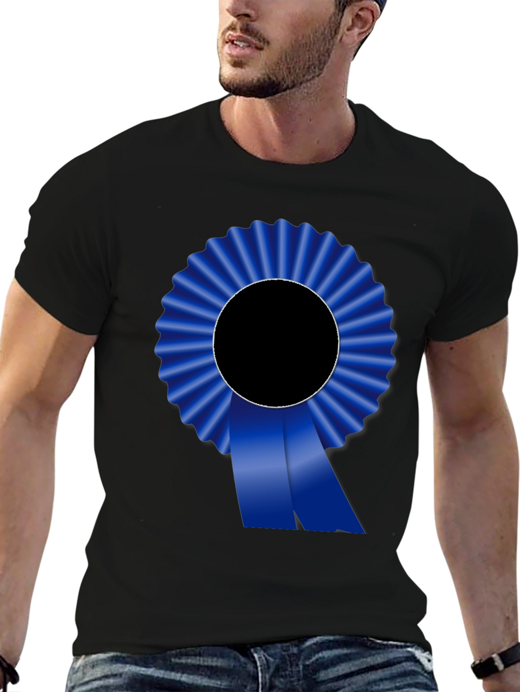 Blue Ribbon Graphic Tee - Award Winning Style!