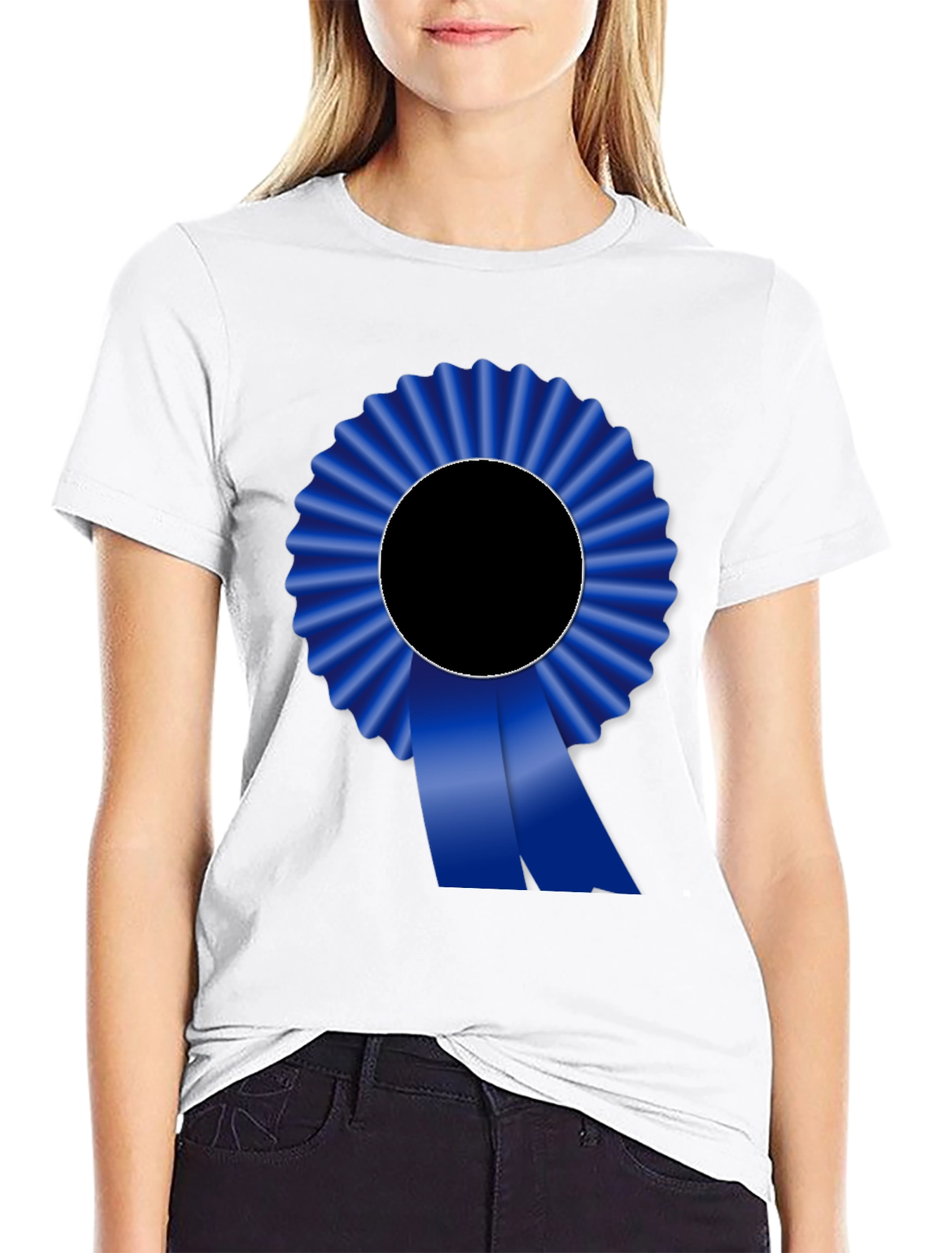 Blue Ribbon Graphic Tee - Award Winning Style!