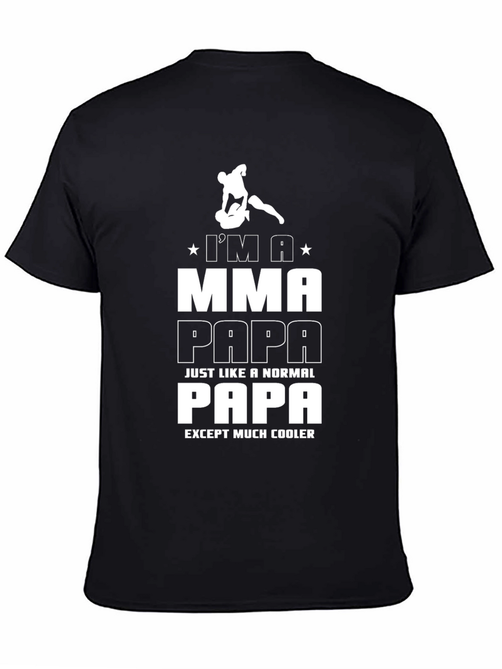MMA Papa T-Shirt - Cool Dad Gift
