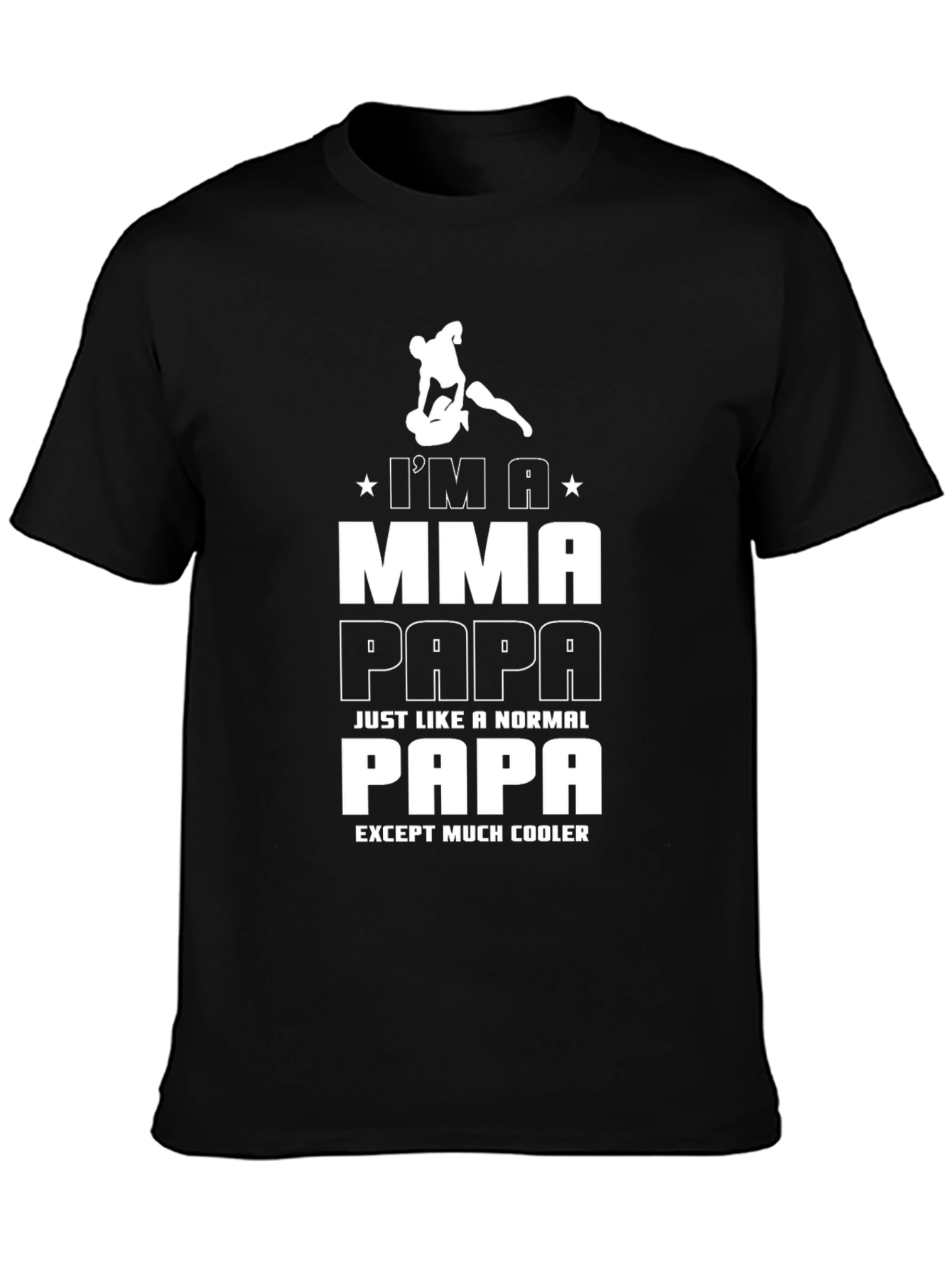 MMA Papa T-Shirt - Cool Dad Gift