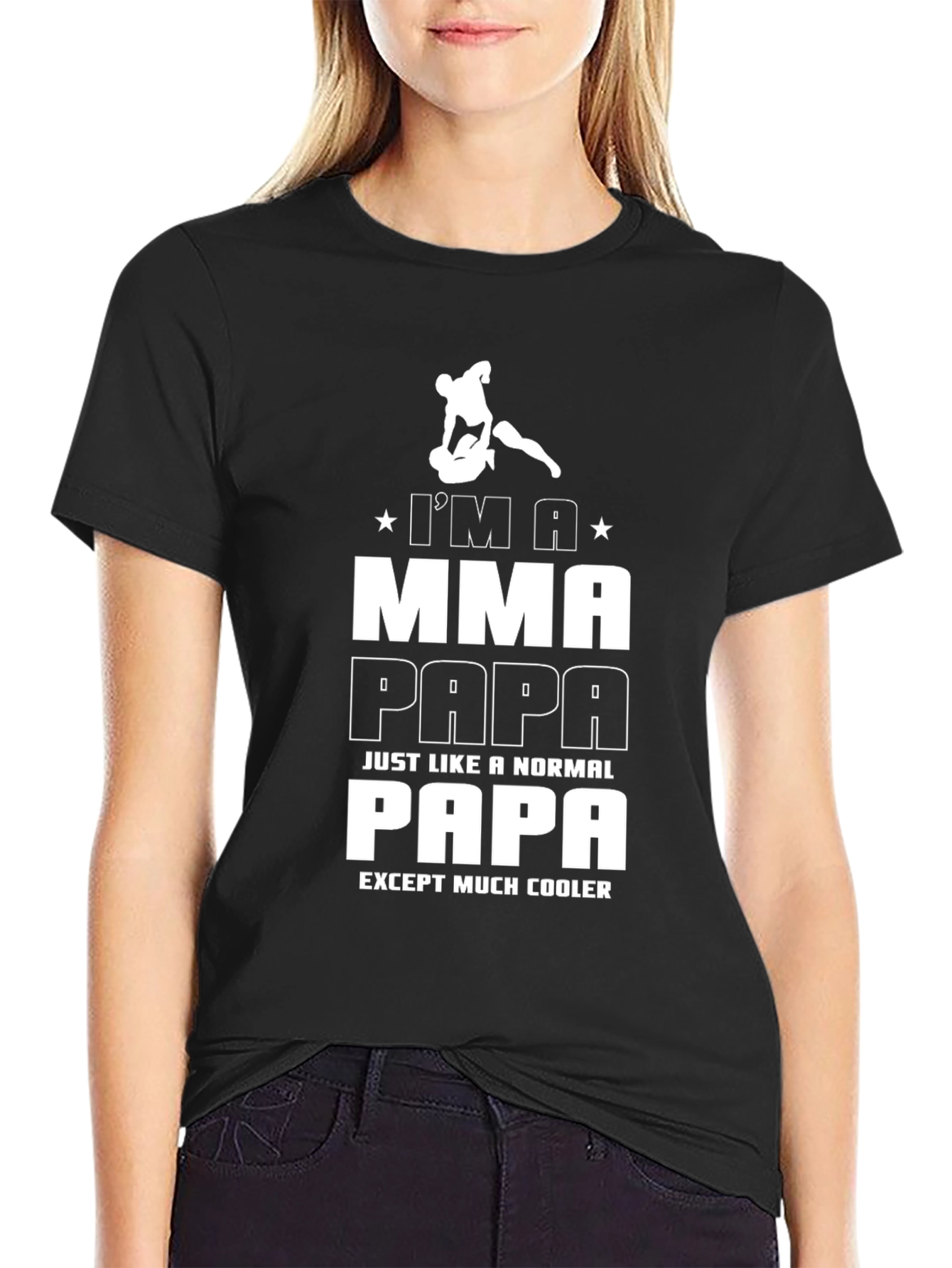 MMA Papa T-Shirt - Cool Dad Gift