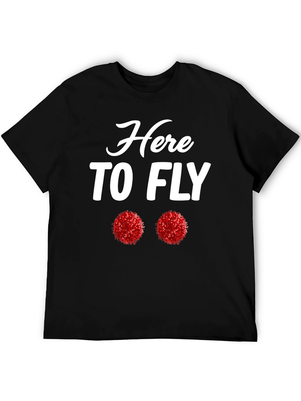 Here To Fly Pom Pom T-Shirt