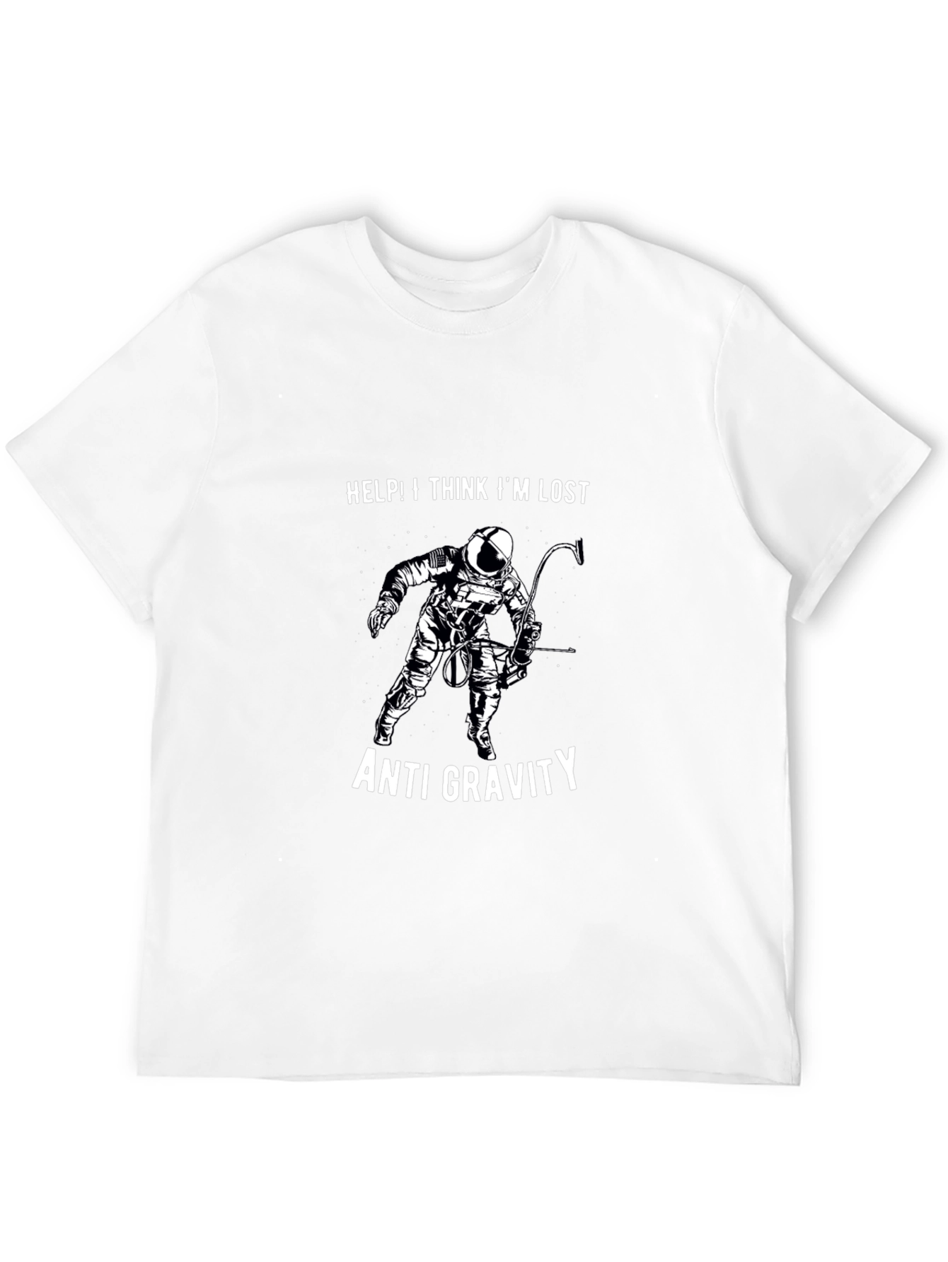 Anti-Gravity Astronaut Graphic T-Shirt