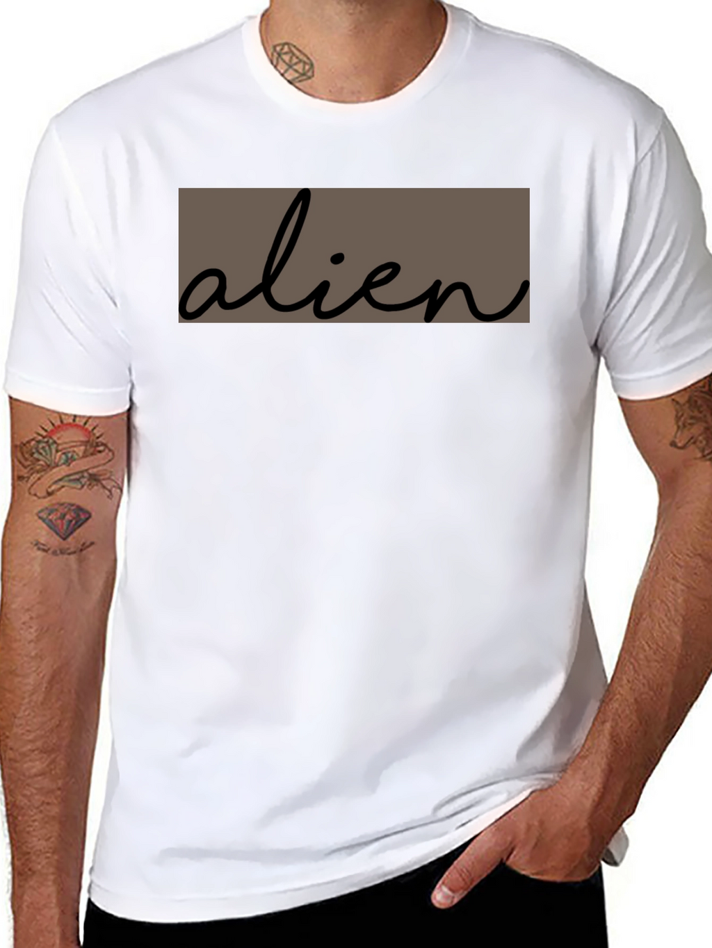 Alien Graphic Tee - Soft Cotton Casual T-Shirt