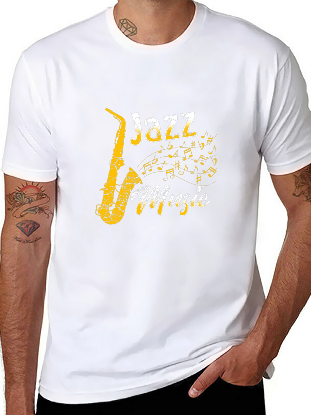 Jazz Music Black T-Shirt