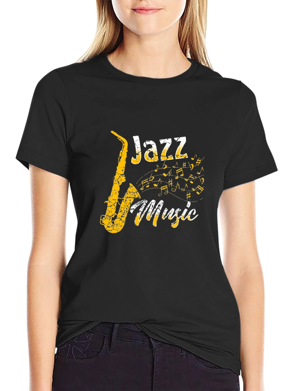 Jazz Music Black T-Shirt