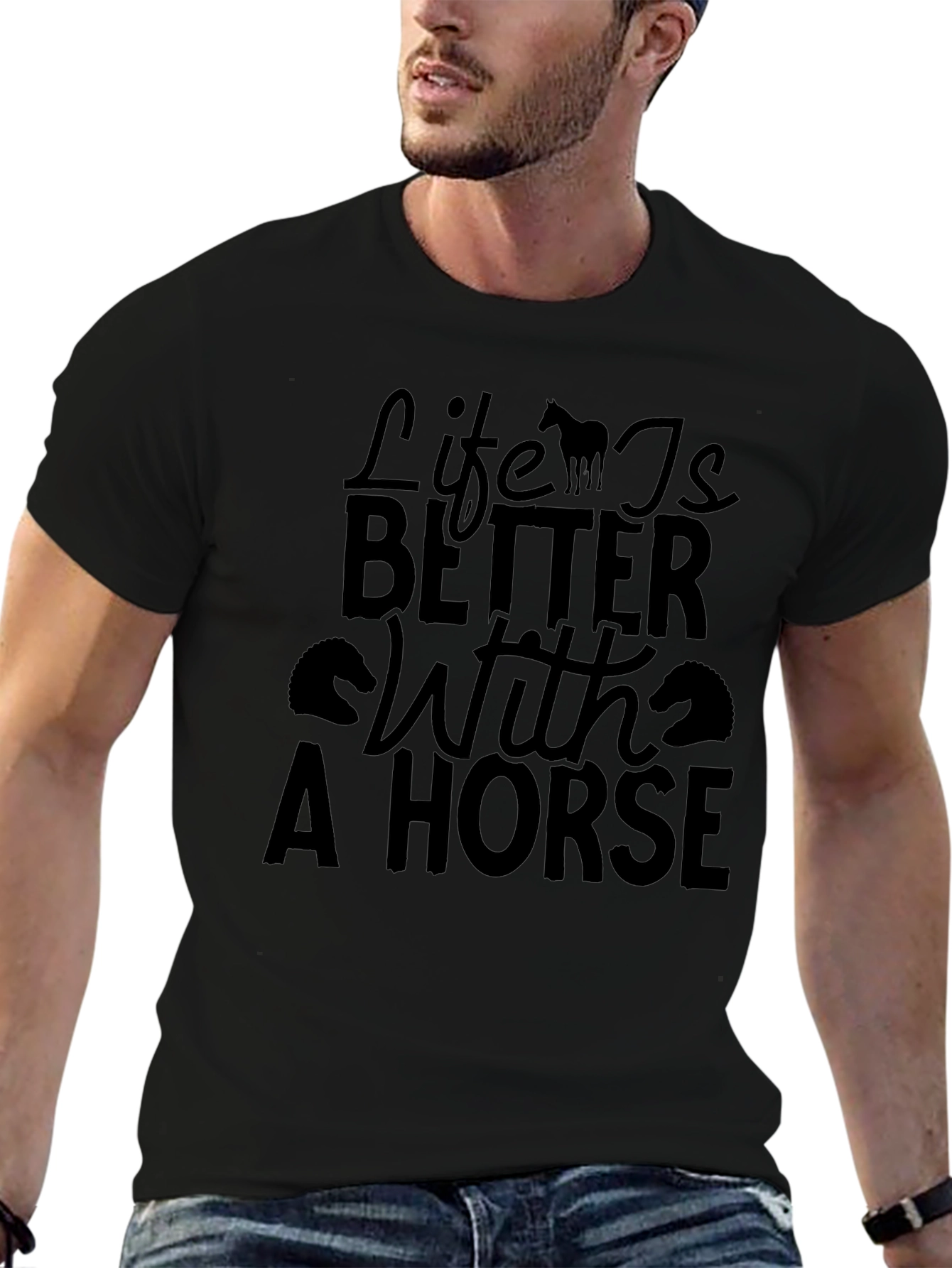 Life is Better With a Horse Graphic Tee