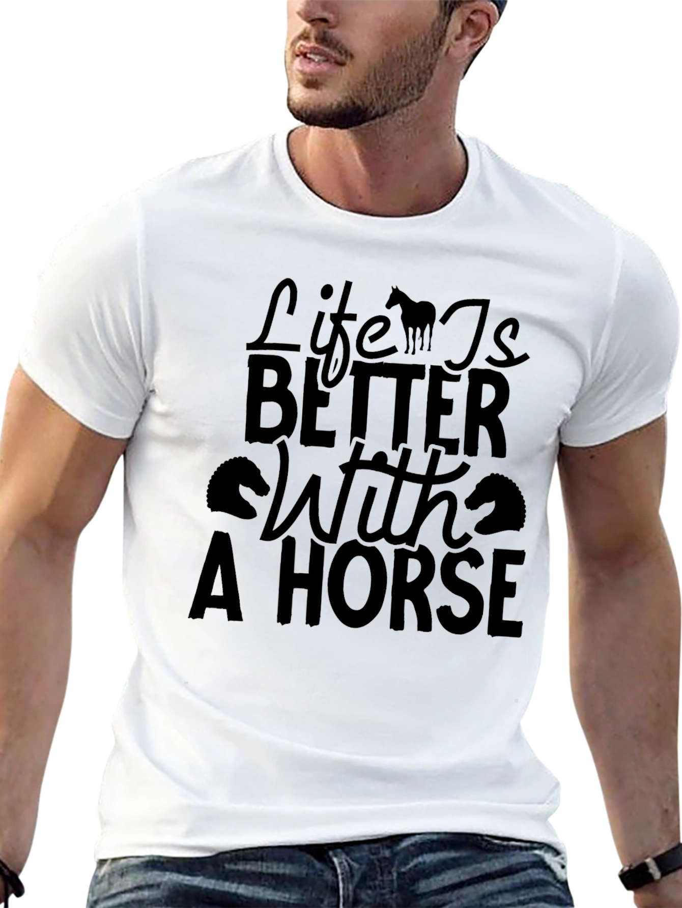 Life is Better With a Horse Graphic Tee