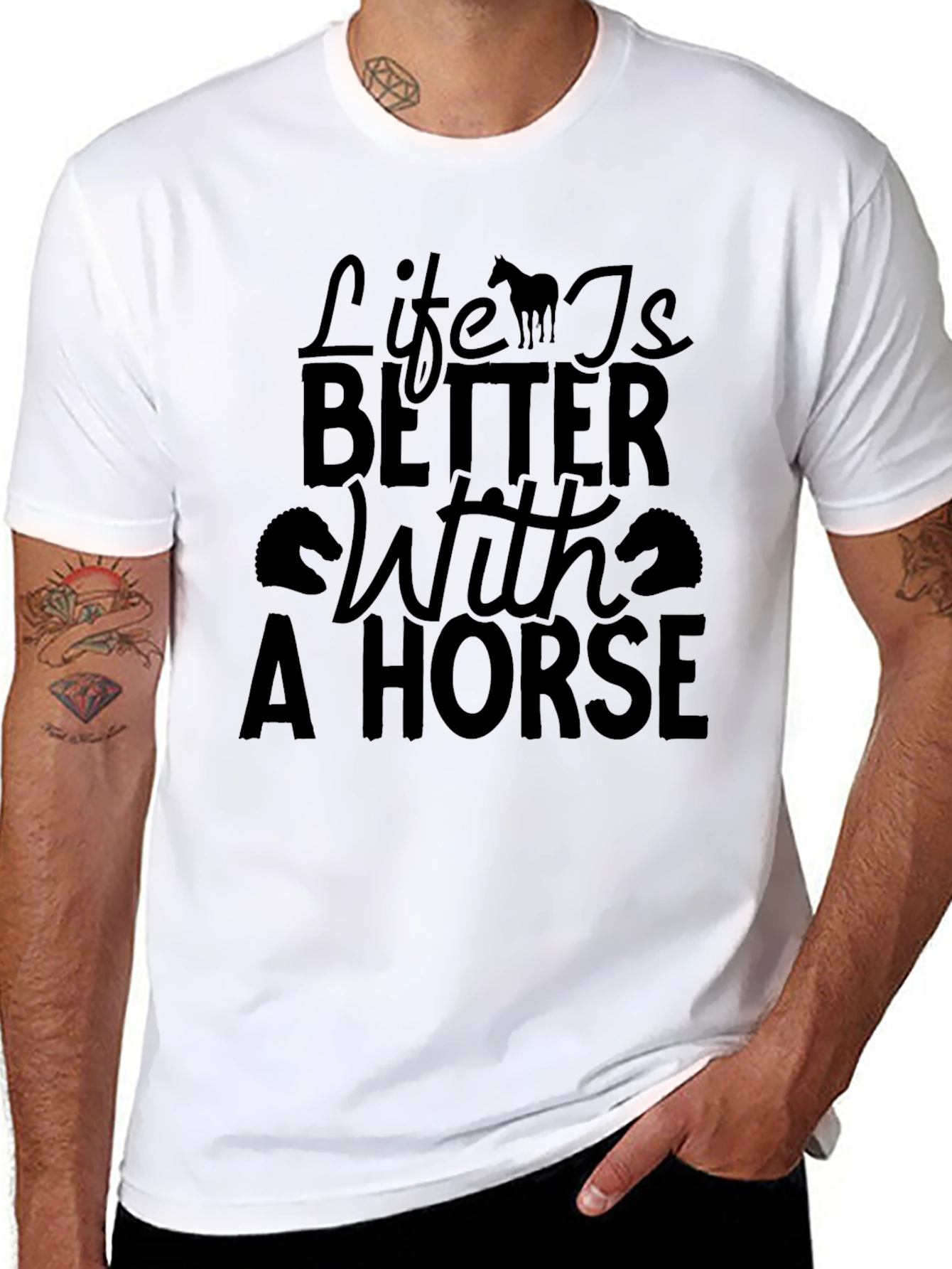 Life is Better With a Horse Graphic Tee
