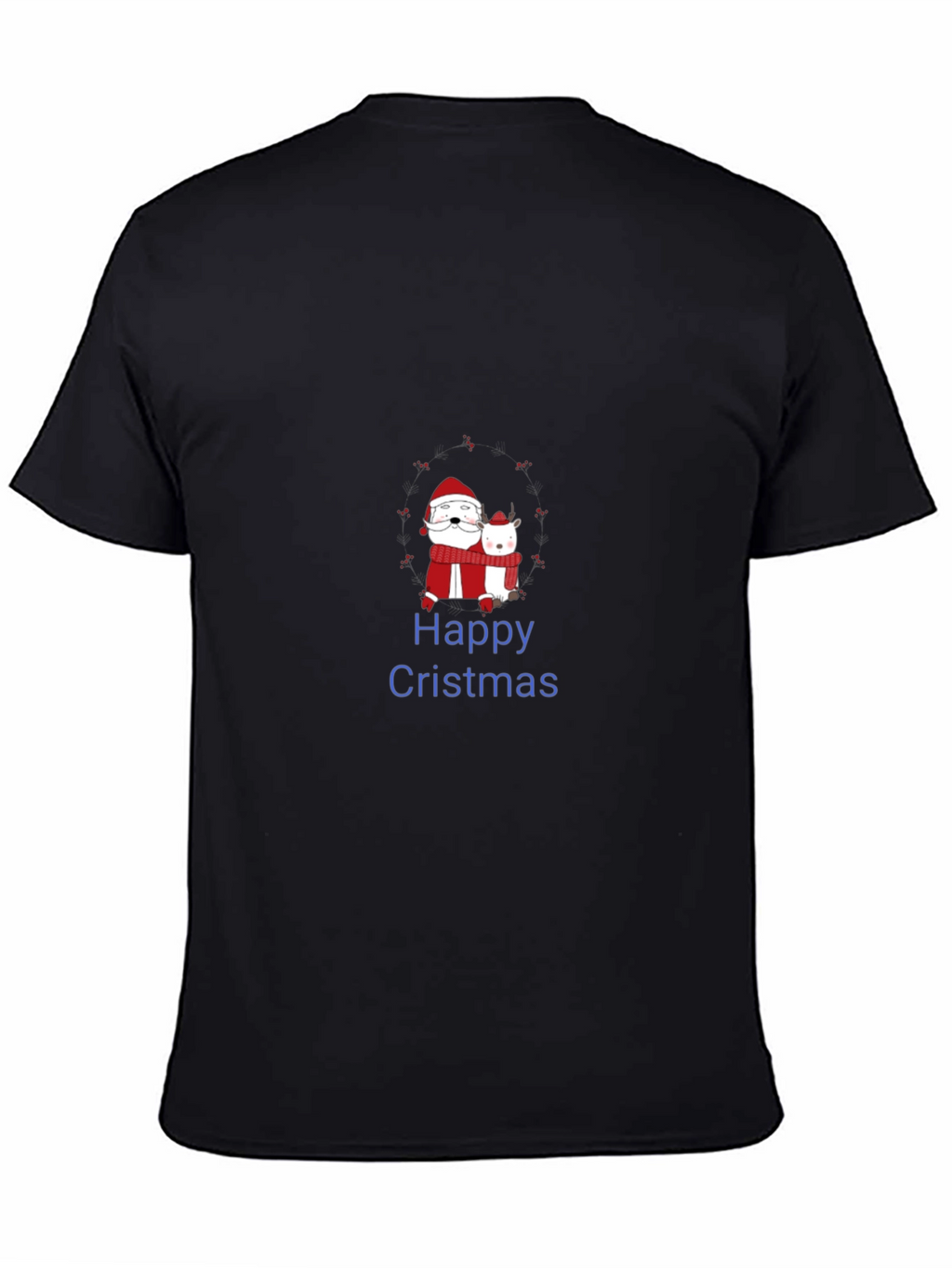 Happy Cristmas Santa & Deer T-Shirt