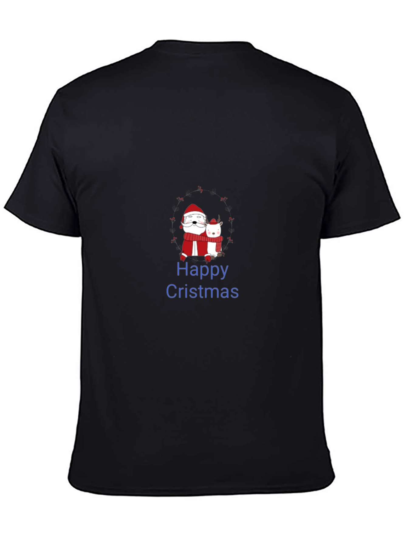 Happy Cristmas Santa & Deer T-Shirt