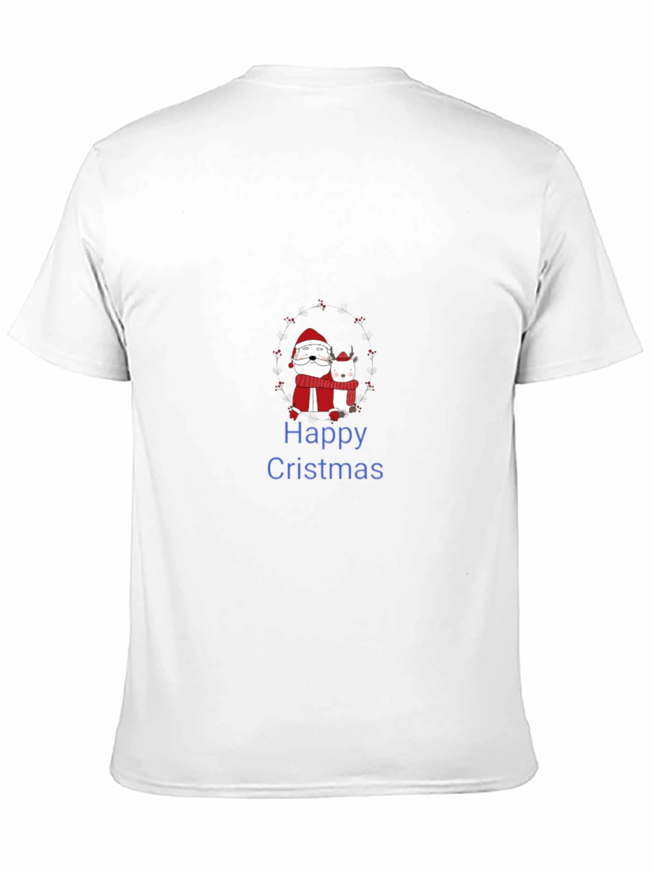 Happy Cristmas Santa & Deer T-Shirt