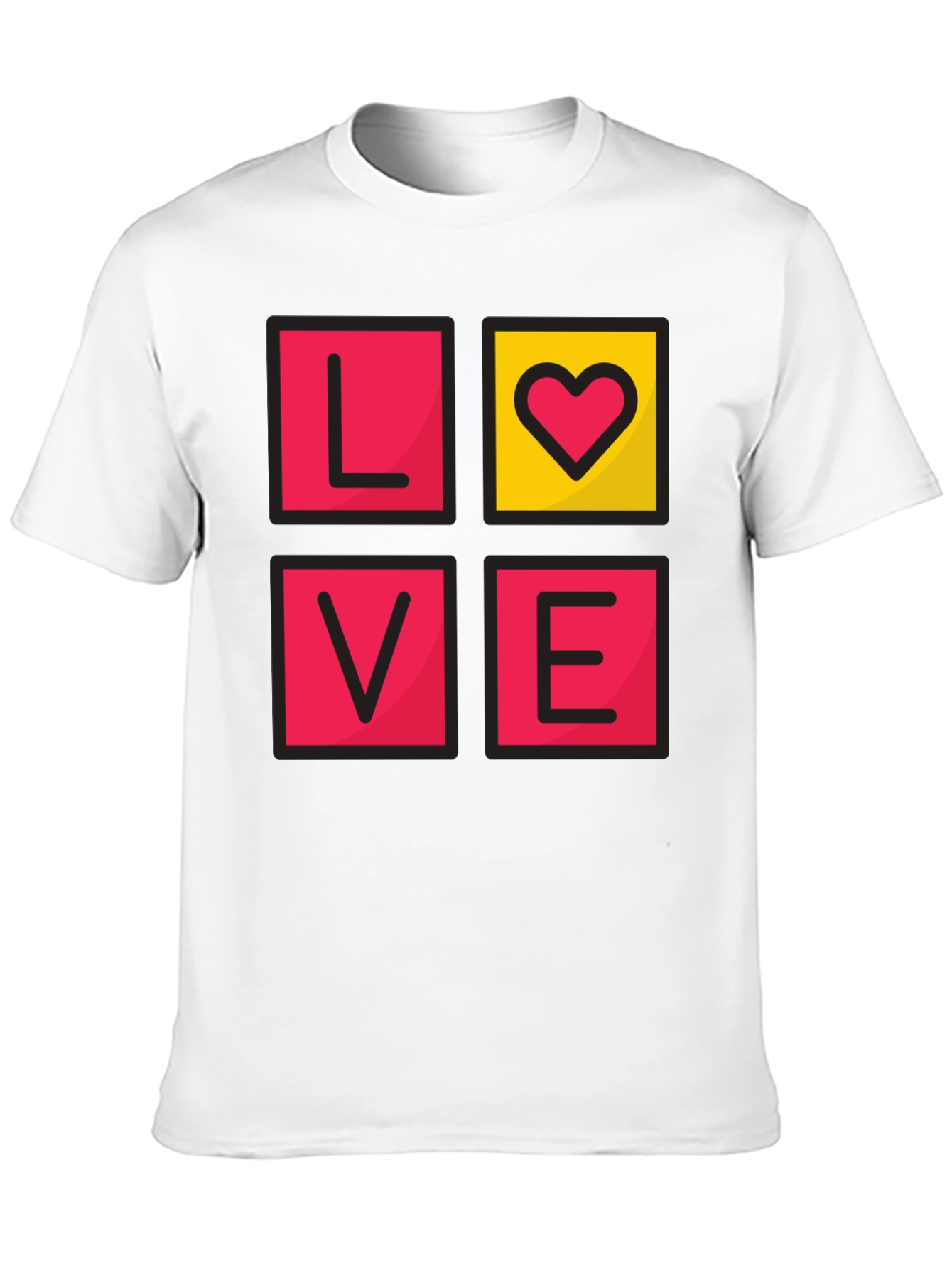 LOVE Graphic Tee - Mens Black T-Shirt