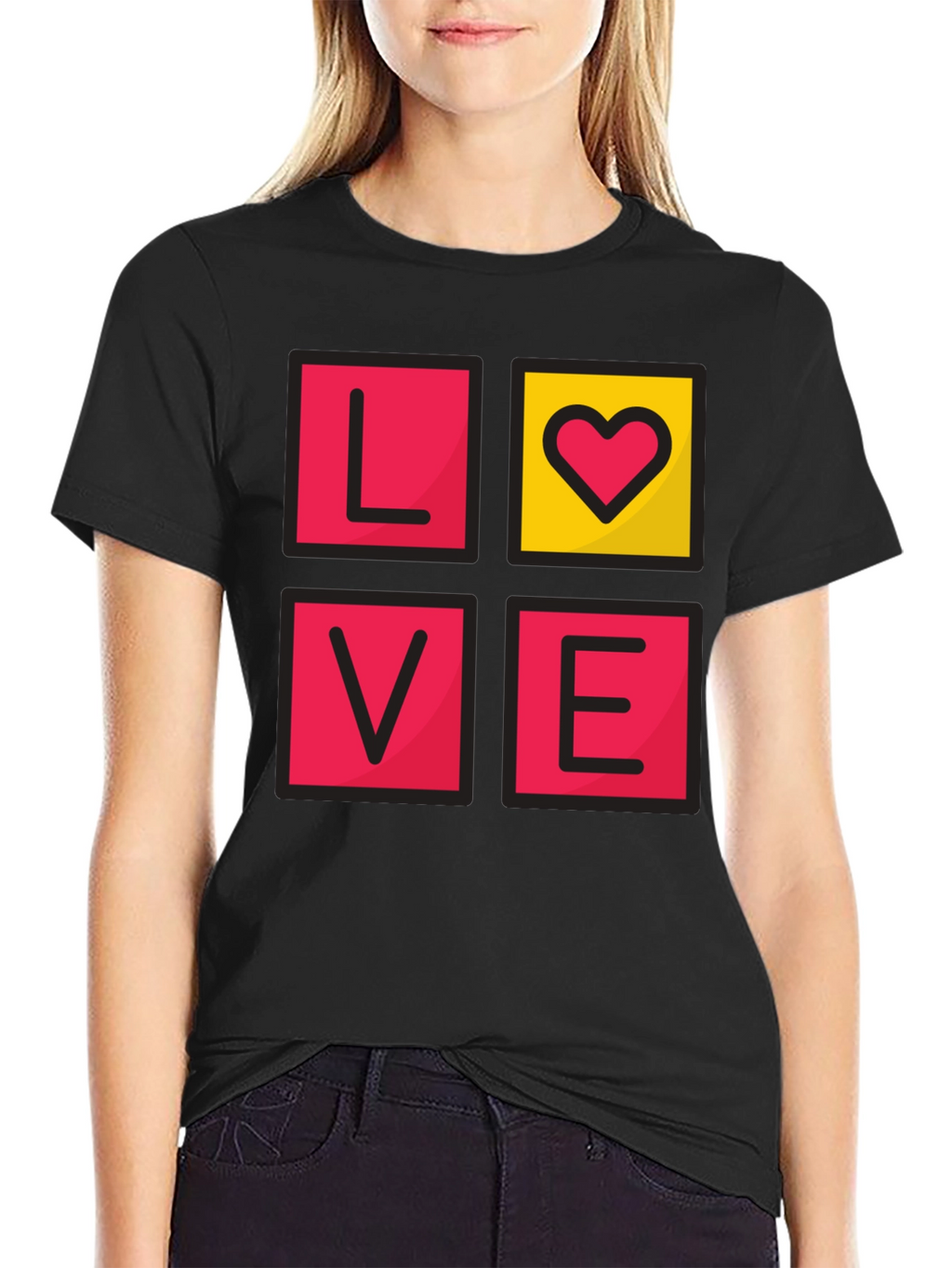 LOVE Graphic Tee - Mens Black T-Shirt