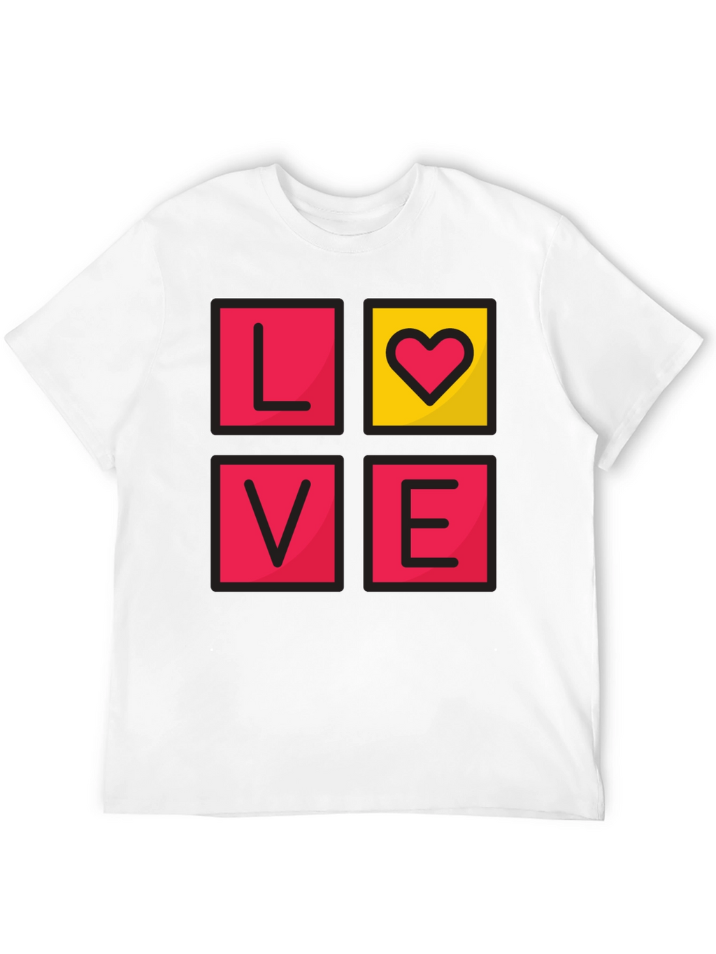 LOVE Graphic Tee - Mens Black T-Shirt